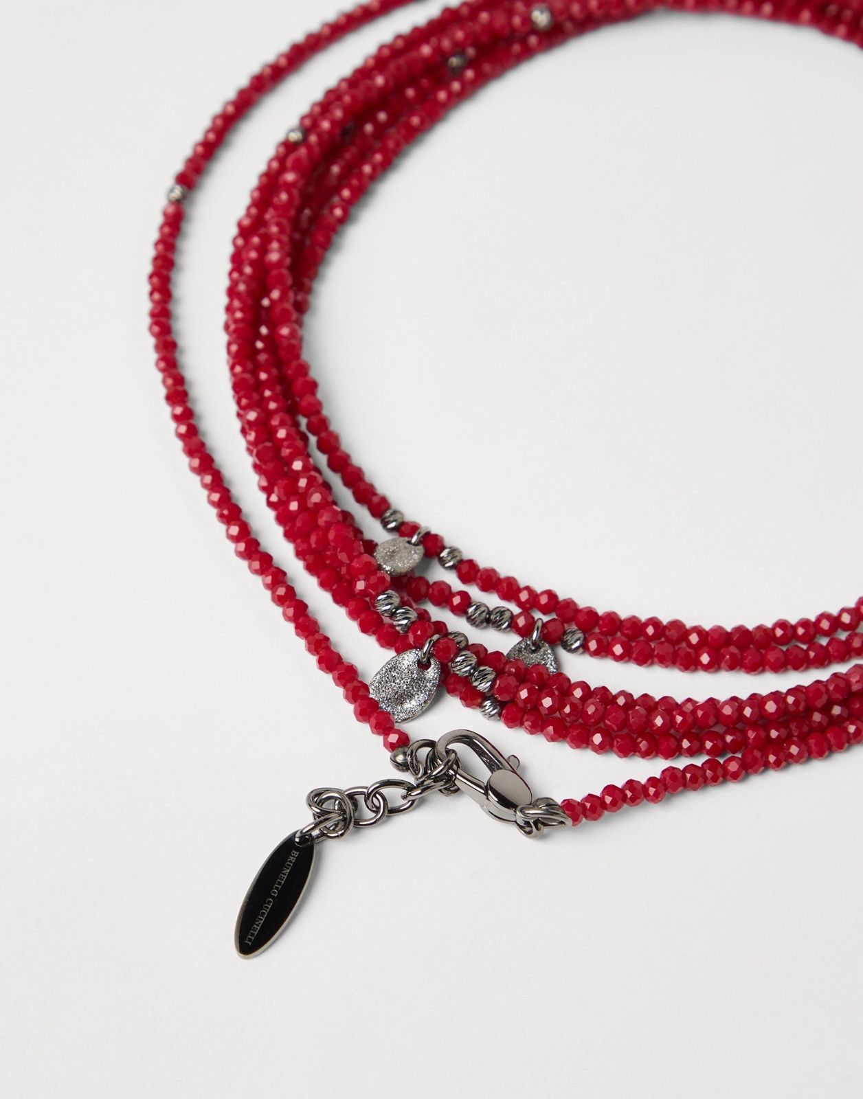 Brunello Cucinelli o1la1rc1a0326 Size: OS / Bracelet in Red Size ONE SIZE - 2 Thumbnail