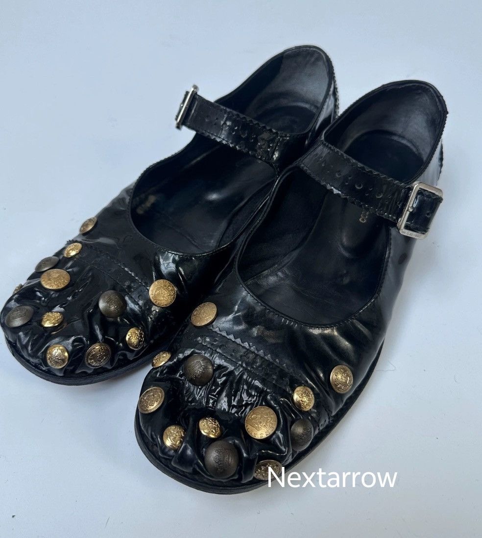 Comme des Garcons Comme des Garcons Retro Coin Rivet Mary Jane 2412-Nextarrow Size US 6.5 / IT 36.5 - 1 Thumbnail