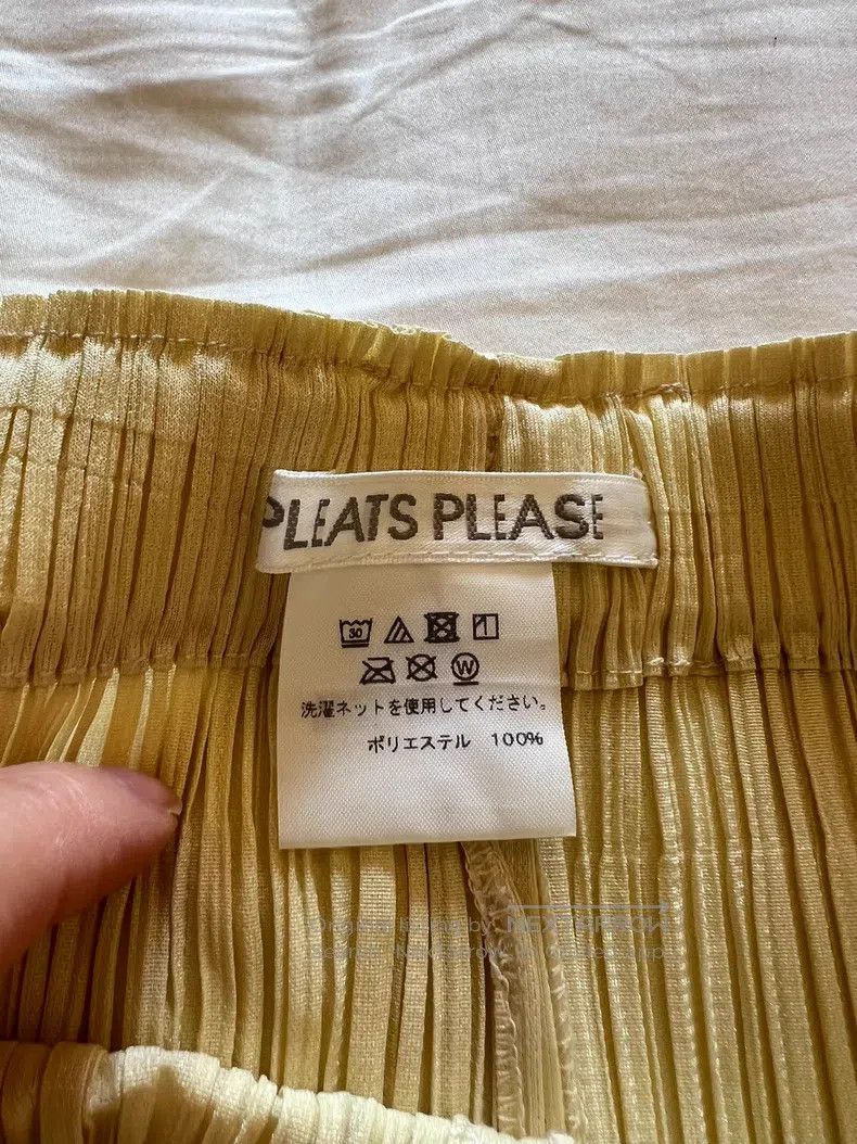 Issey Miyake Issey Miyake Cream Yellow Trousers Size 25" / US 0 / IT 36 - 4 Thumbnail
