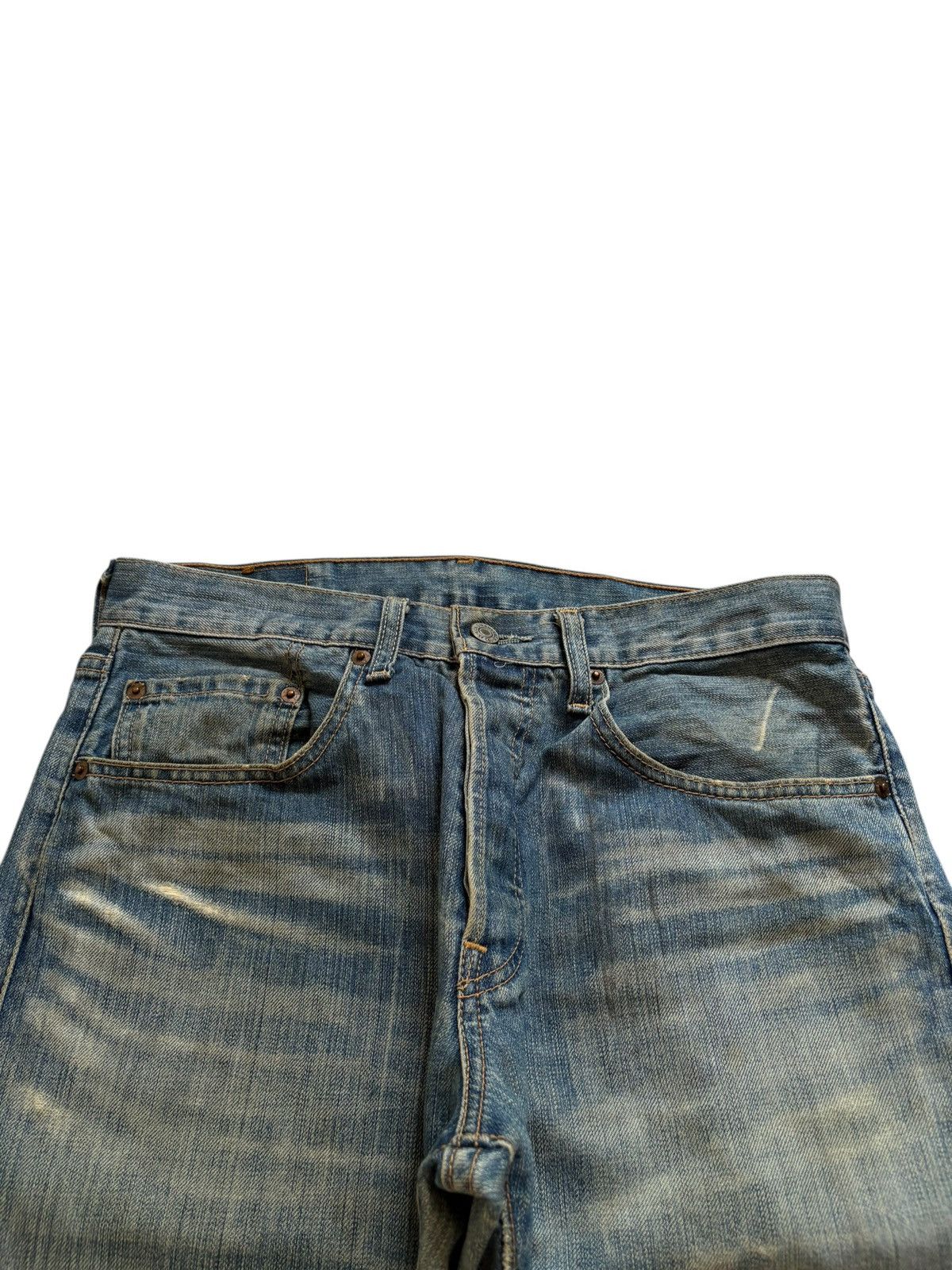 Levi's Vintage 90s Levis 501 Mud Wash Loose Baggy Jeans Size US 32 / EU 48 - 4 Thumbnail