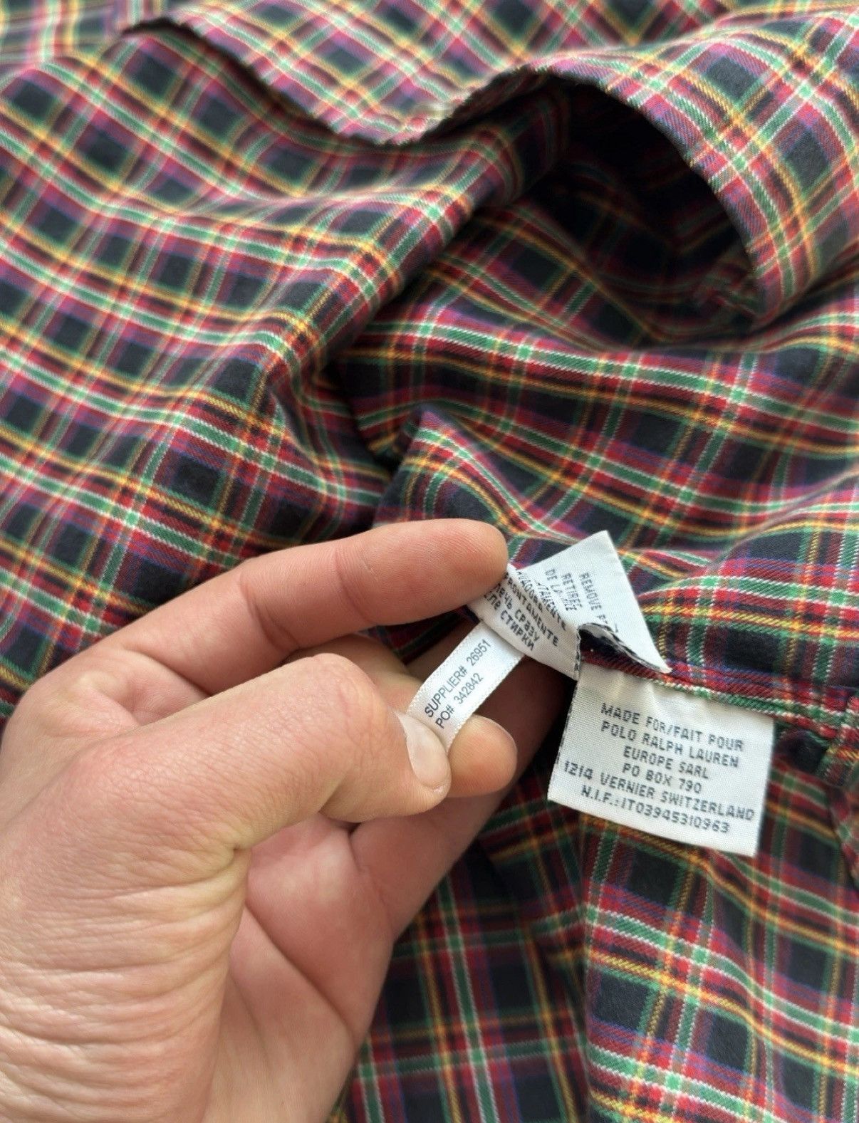 Polo Ralph Lauren Vintage Ralph Lauren Checked Multi Button Up Shirt Men’s Size US L / EU 52-54 / 3 - 5 Thumbnail