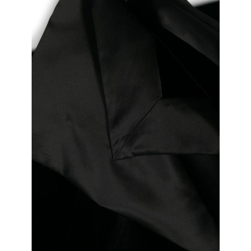 Saint Laurent Paris o1la1rc1a1025 Size: OS / Large Scarf in Velvet and Silk Size ONE SIZE - 2 Thumbnail