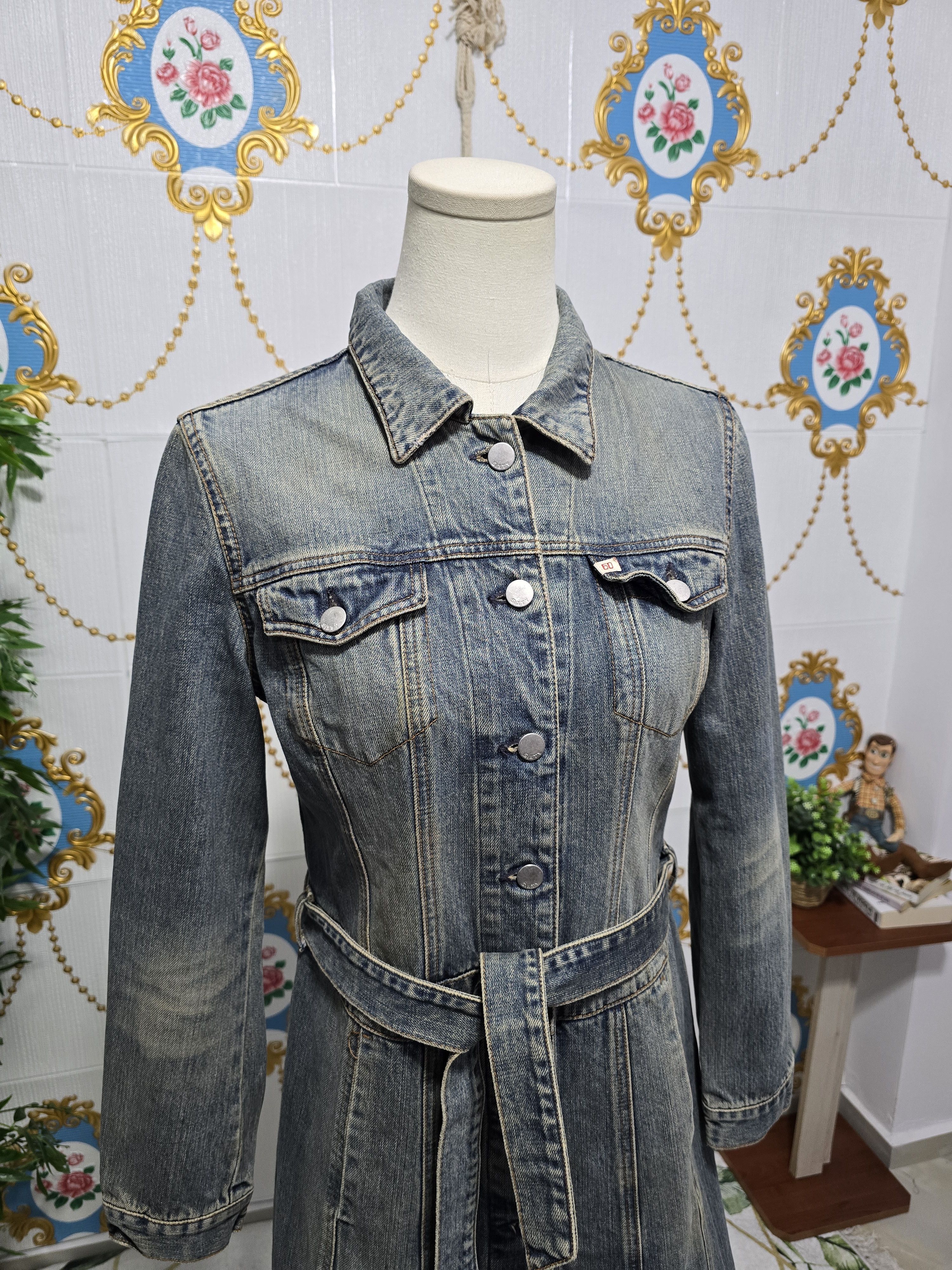 Miss Sixty × Vintage MISS SIXTY large Denim Vintage Jacket LIKE NEW CONDITION Size L / US 10 / IT 46 - 3 Thumbnail