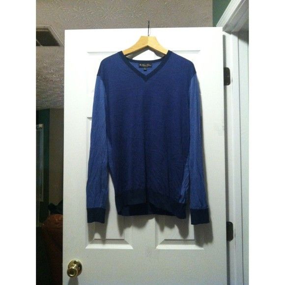 Brooks Brothers BROOKS BROTHERS MEN'S NEW 55%SILK 45%COTTON SWEATER SIZE: L Size US L / EU 52-54 / 3 - 2 Thumbnail