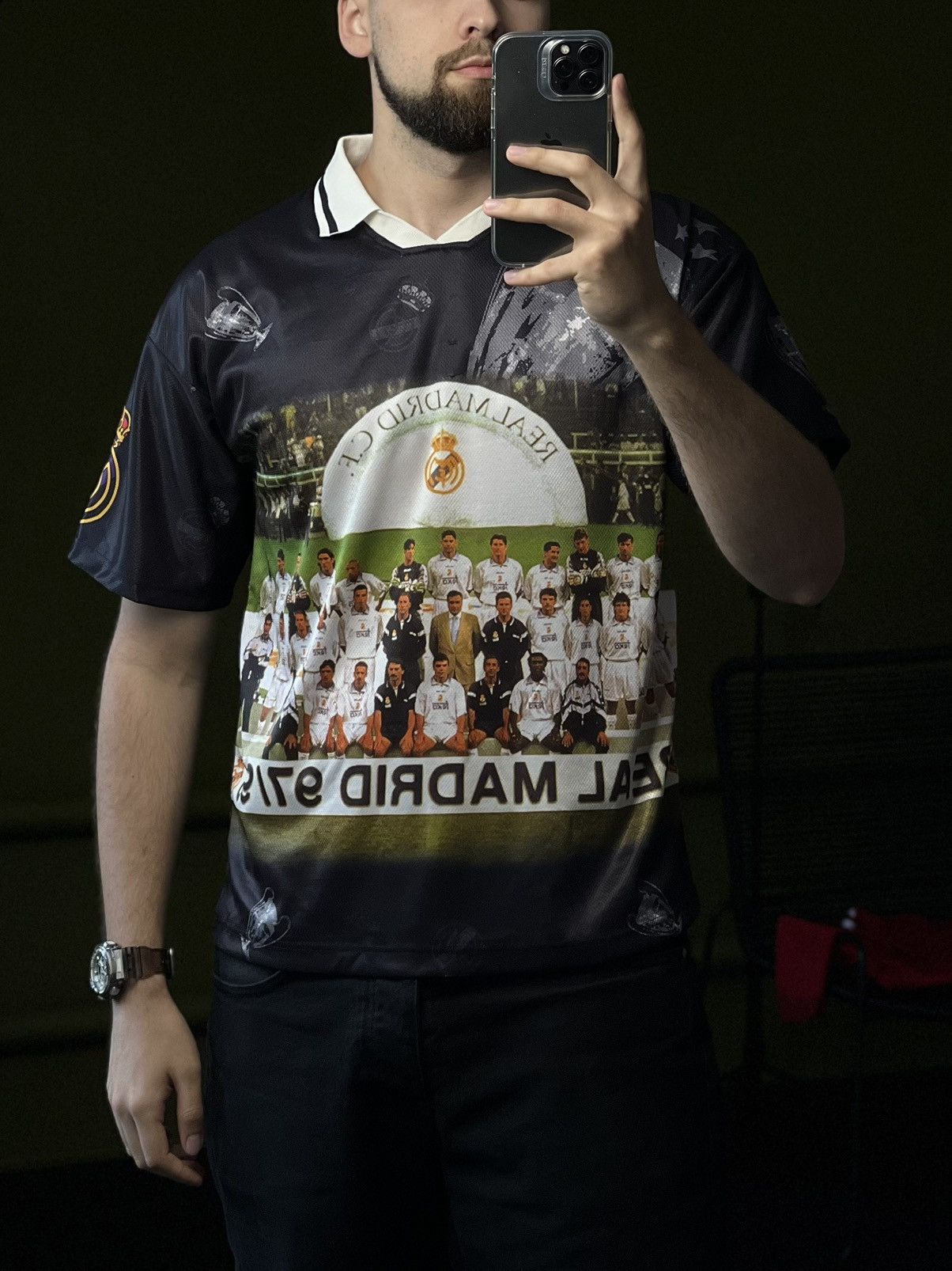Vintage Real Madrid 97/98 Vintage Home Shirt #7–Spain Copa de Europa Size US S / EU 44-46 / 1 - 1 Thumbnail