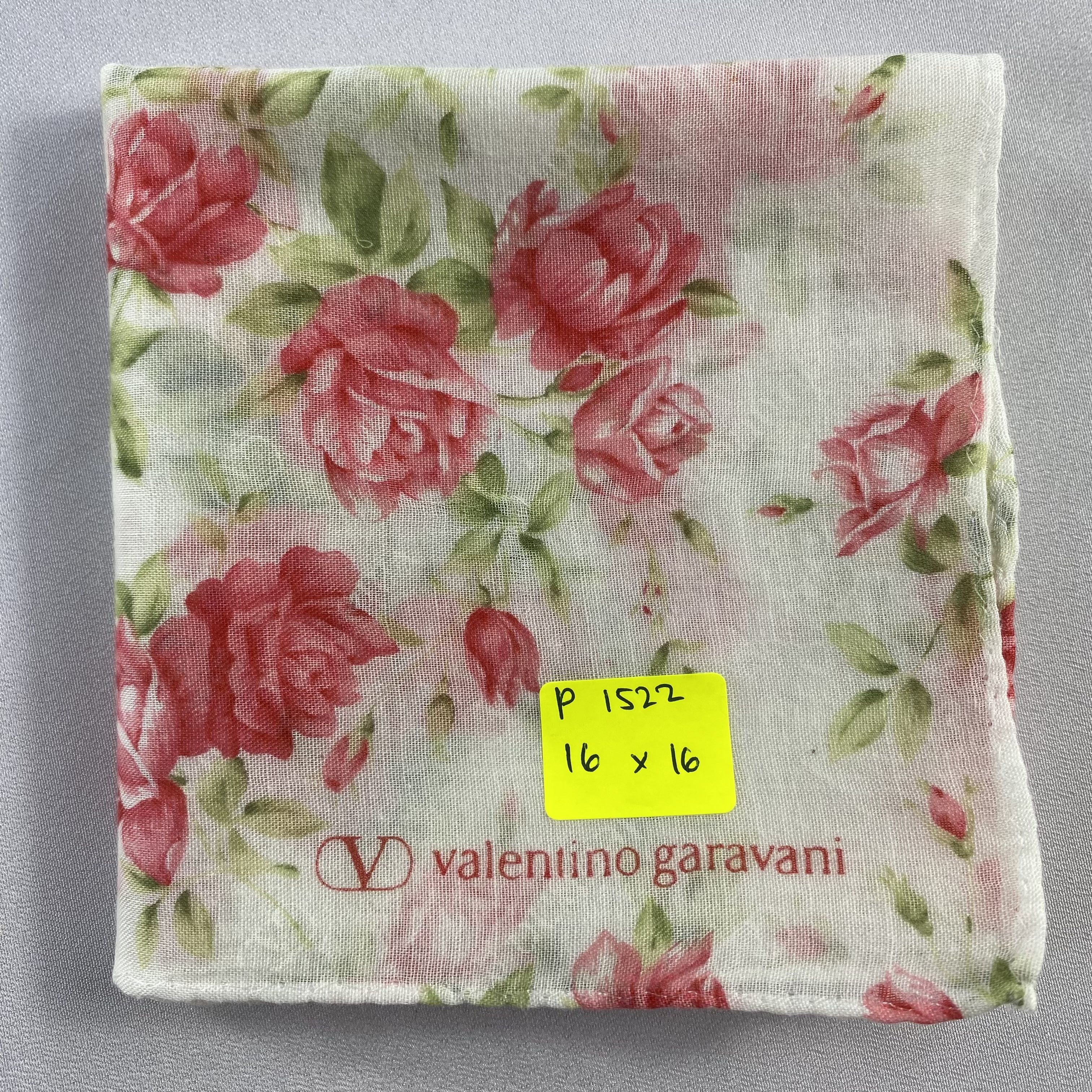 Valentino × Vintage Valentino Garavani Handkerchief / Neckerchief-P1522 Size ONE SIZE - 5 Thumbnail