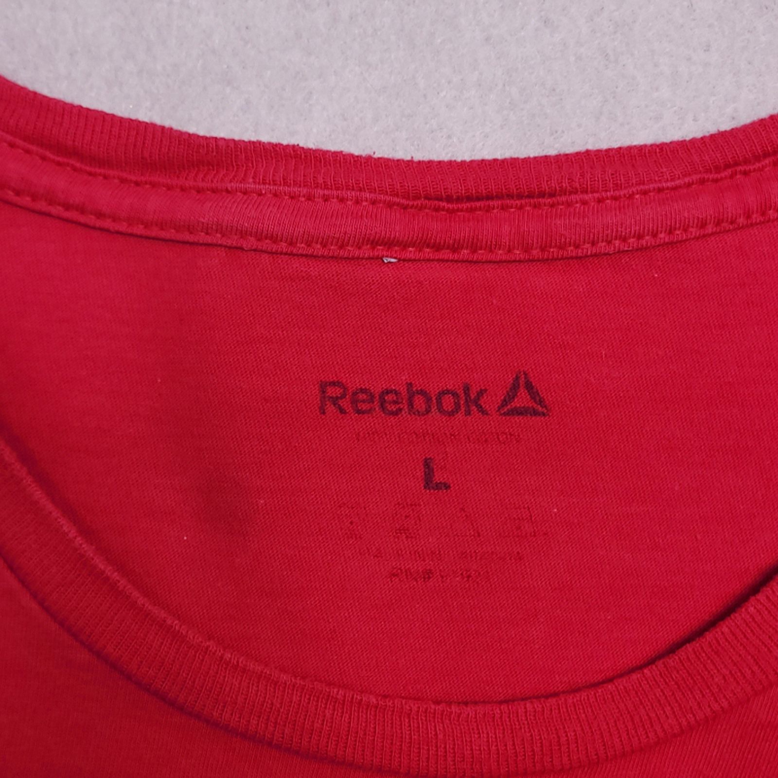 Reebok Reebok Motivational Graphic T-Shirt Womens Size L Large Red Size L / US 10 / IT 46 - 3 Thumbnail