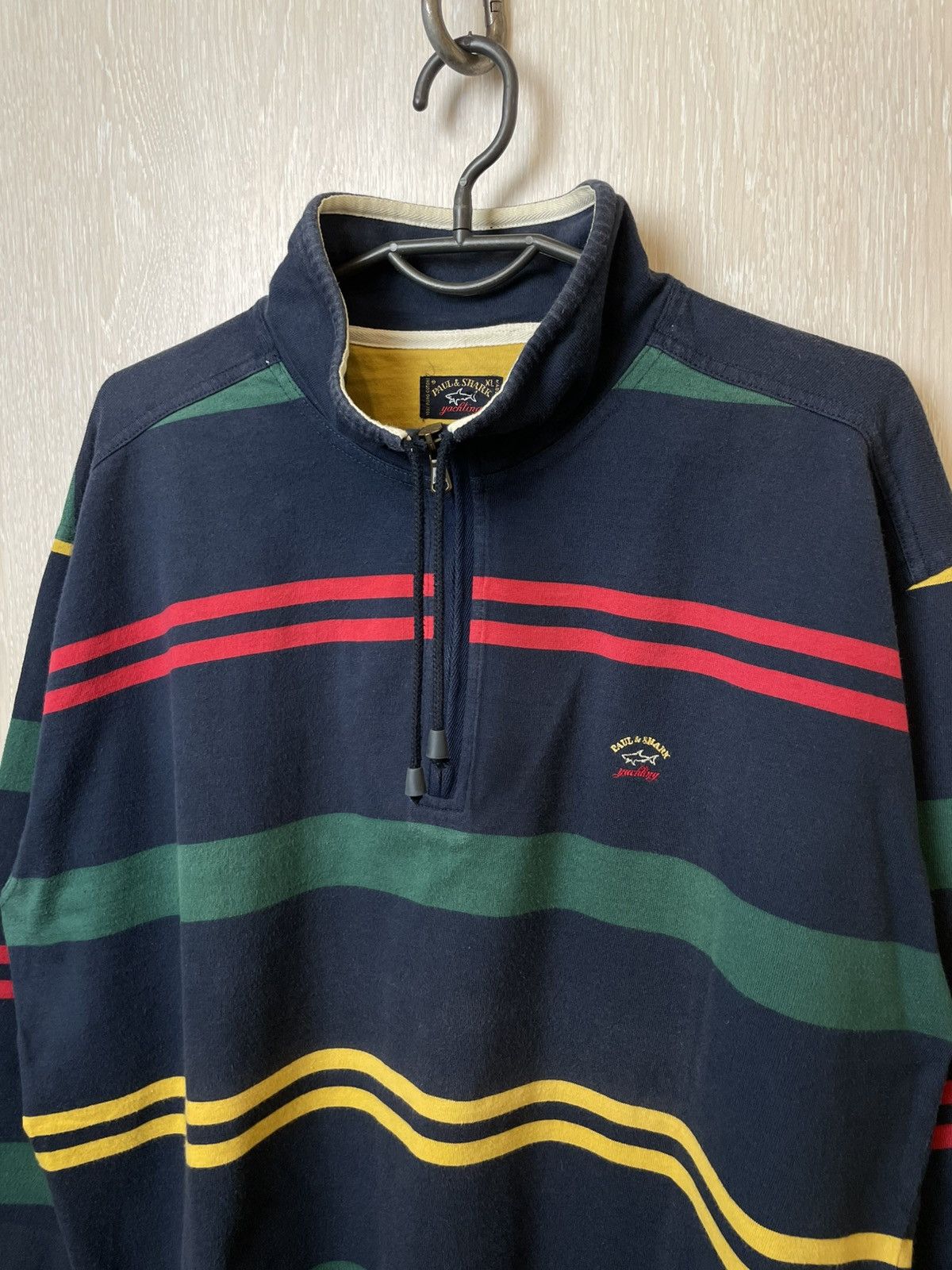 Paul & Shark Vintage Paul & Shark Yachting 1/4 Lampo Zip Sweater Size US XL / EU 56 / 4 - 3 Thumbnail