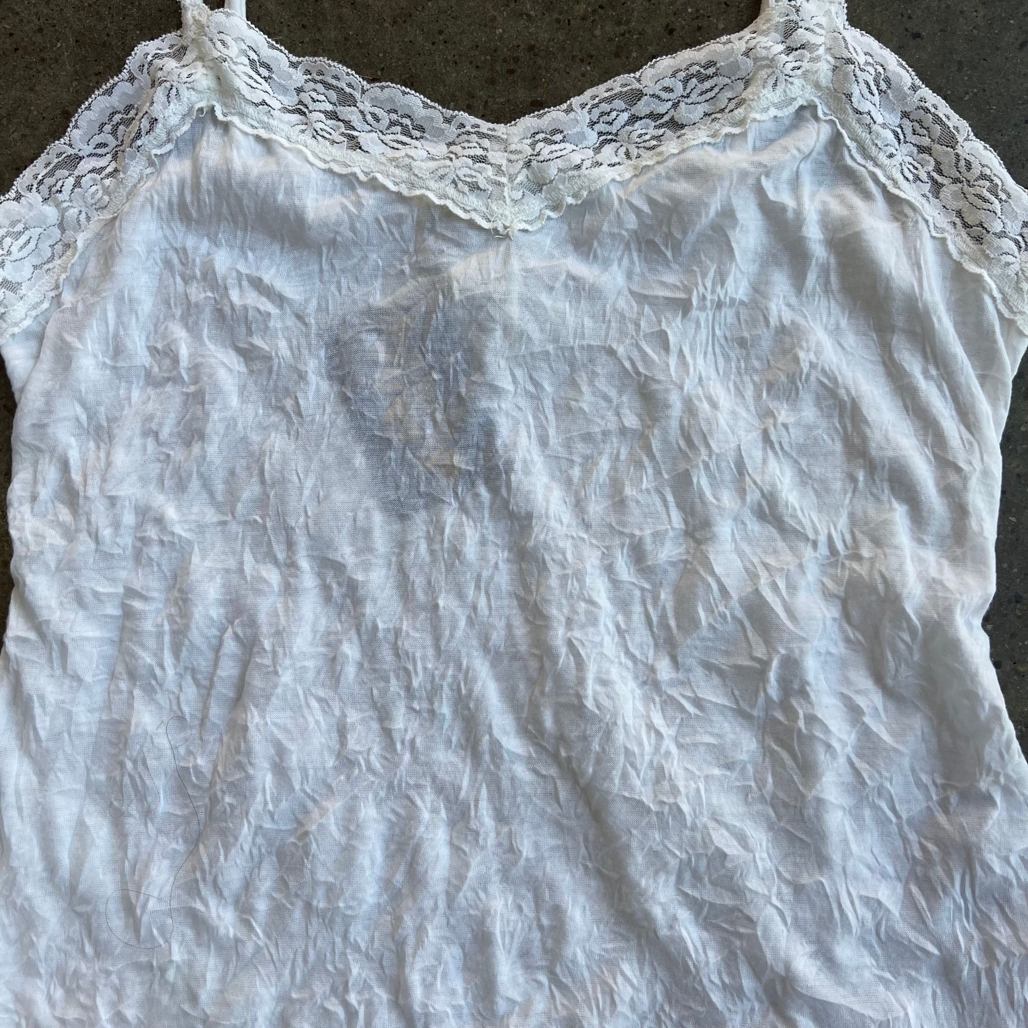Vintage Vintage Y2K Mudd Lace Trim Cami Top Size M / US 6-8 / IT 42-44 - 2 Thumbnail