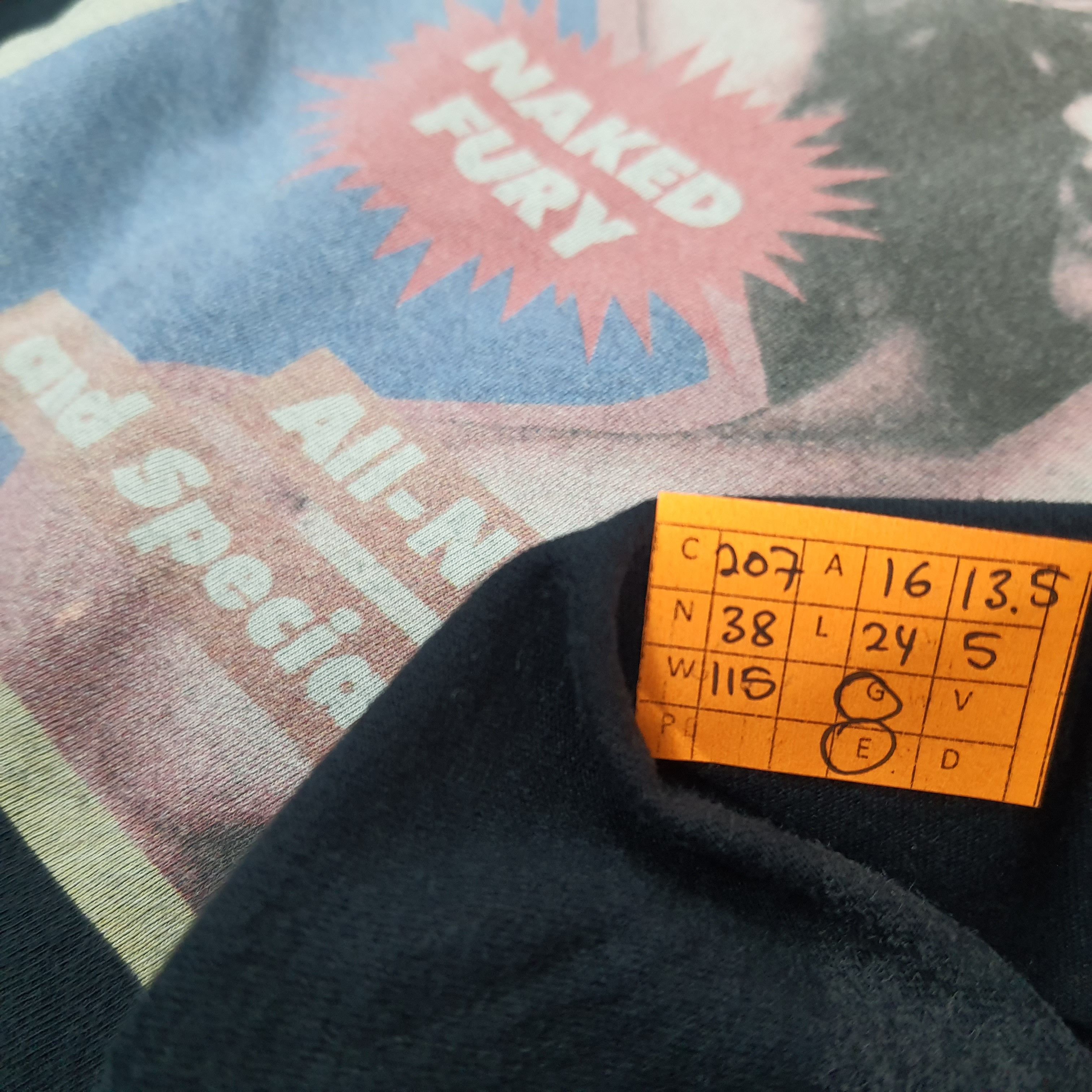 Hysteric Glamour × Japanese Brand × Vintage Vintage Hysteric Glamour Naked Fury Japanese Brande Tshirt Size XS / US 0-2 / IT 36-38 - 8 Thumbnail
