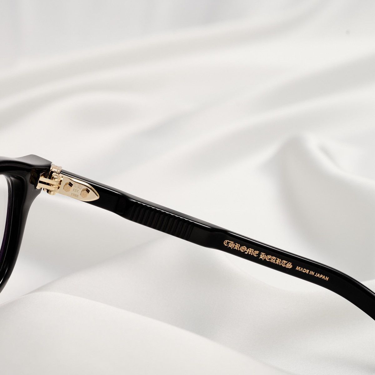 Chrome Hearts CHROME HEARTS CHIRP CHIRP-A BLACK - 18KGP GLASSES Size ONE SIZE - 4 Thumbnail