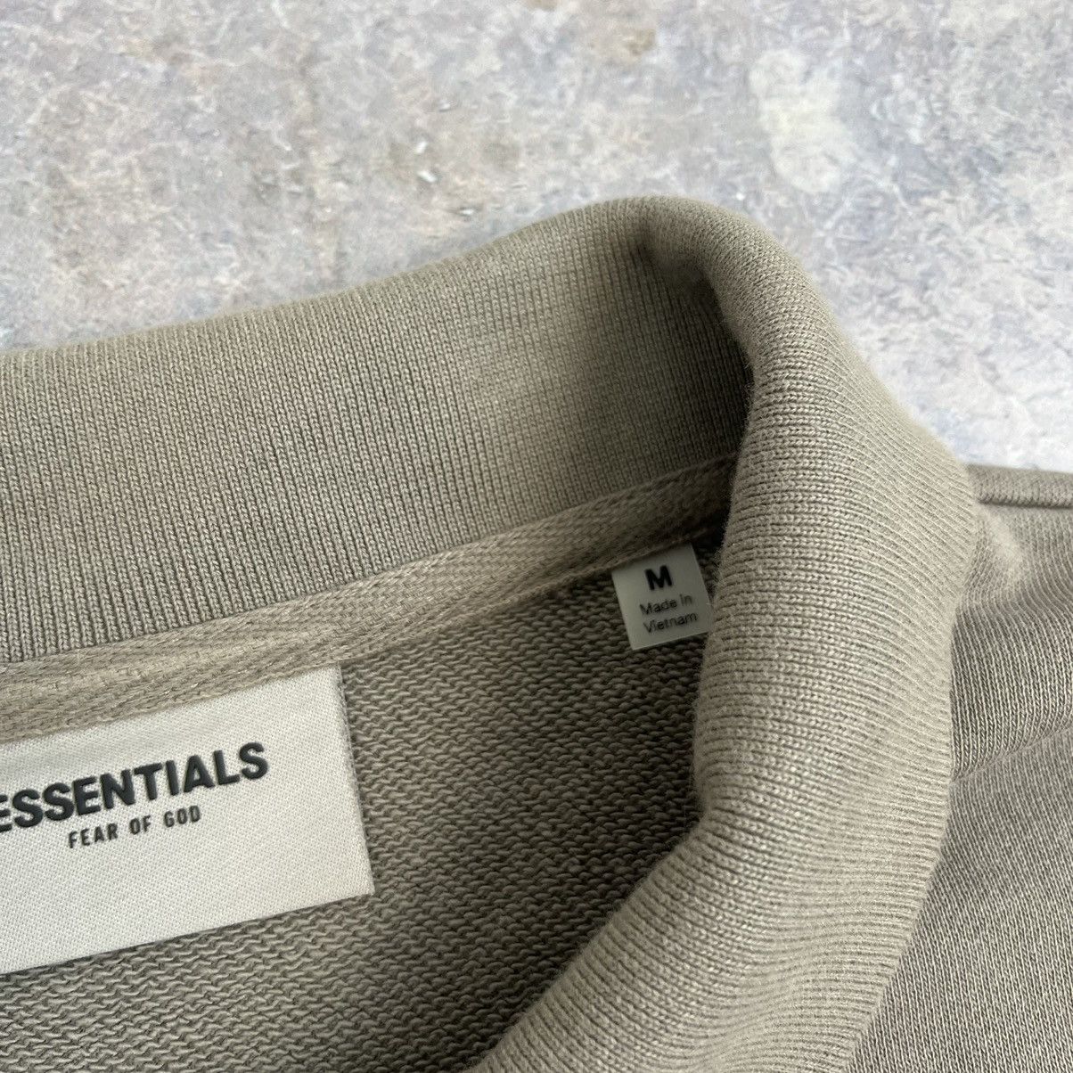 Essentials FEAR OF GOD ESSENTIALS OVERSIZED POLO CREWNECK SWEATSHIRT Size US M / EU 48-50 / 2 - 5 Thumbnail