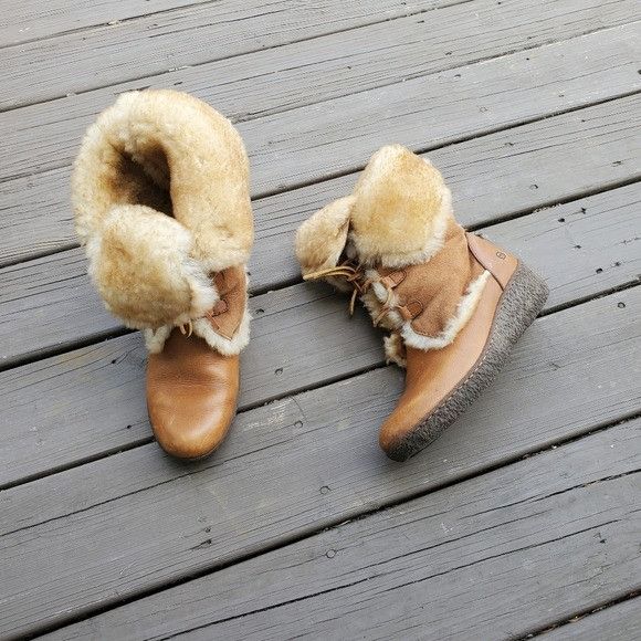 Born Born Nome Camel Honey Tan Suede Leather Shearling Rancher Es Size US 10 / IT 40 - 1 Thumbnail
