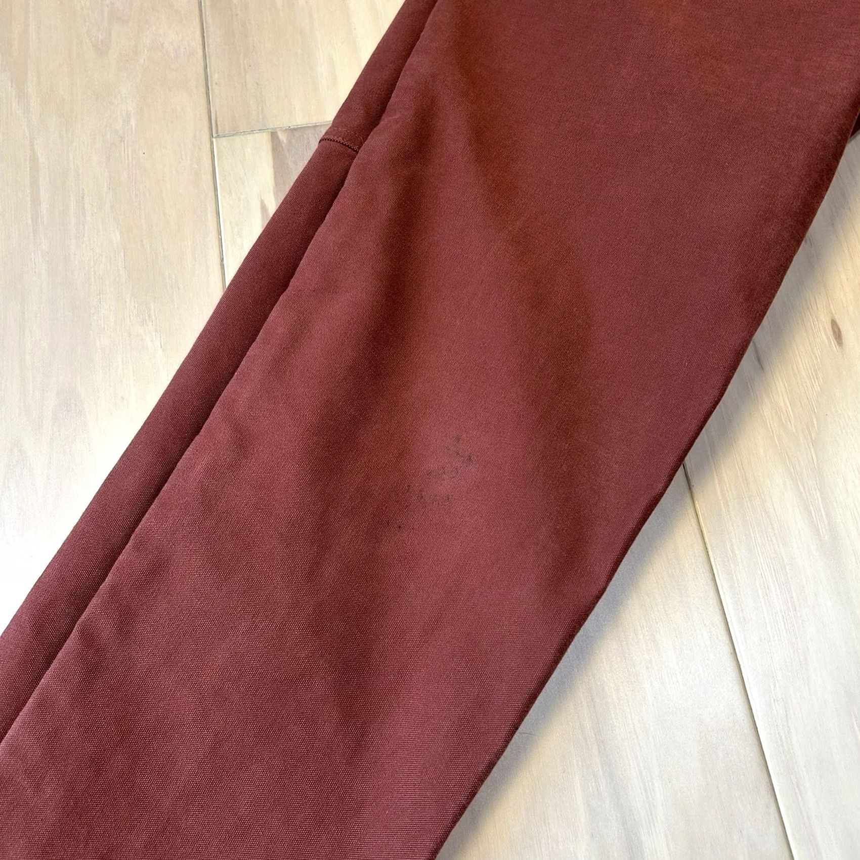 Lululemon Lululemon ABC Pant Slim Fit Men 33 Redish Brown Solid Knit Pocket 5-Pocket Zipper Button Chino City Preppy 33 Inseam 32 Vintage No Mens Size US 33 - 2 Thumbnail