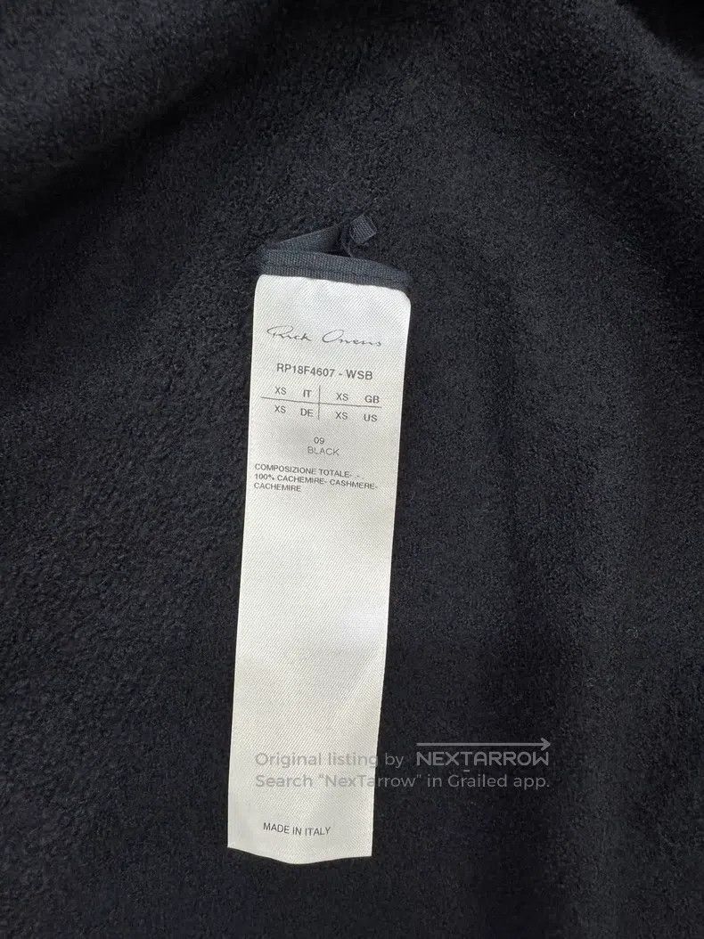 Rick Owens Rick Owens Cashmere cloak Size US XS / EU 42 / 0 - 6 Thumbnail