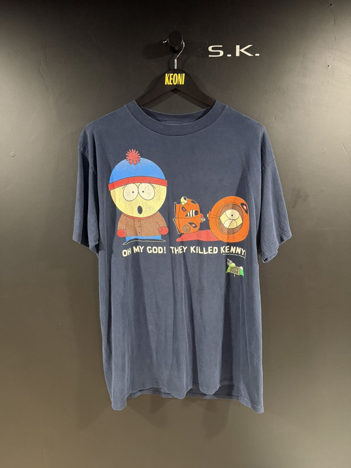 Vintage 1997 Vintage South Park Killed Kenny Faded Grunge Tee XL Size US XL / EU 56 / 4 - 1 Thumbnail