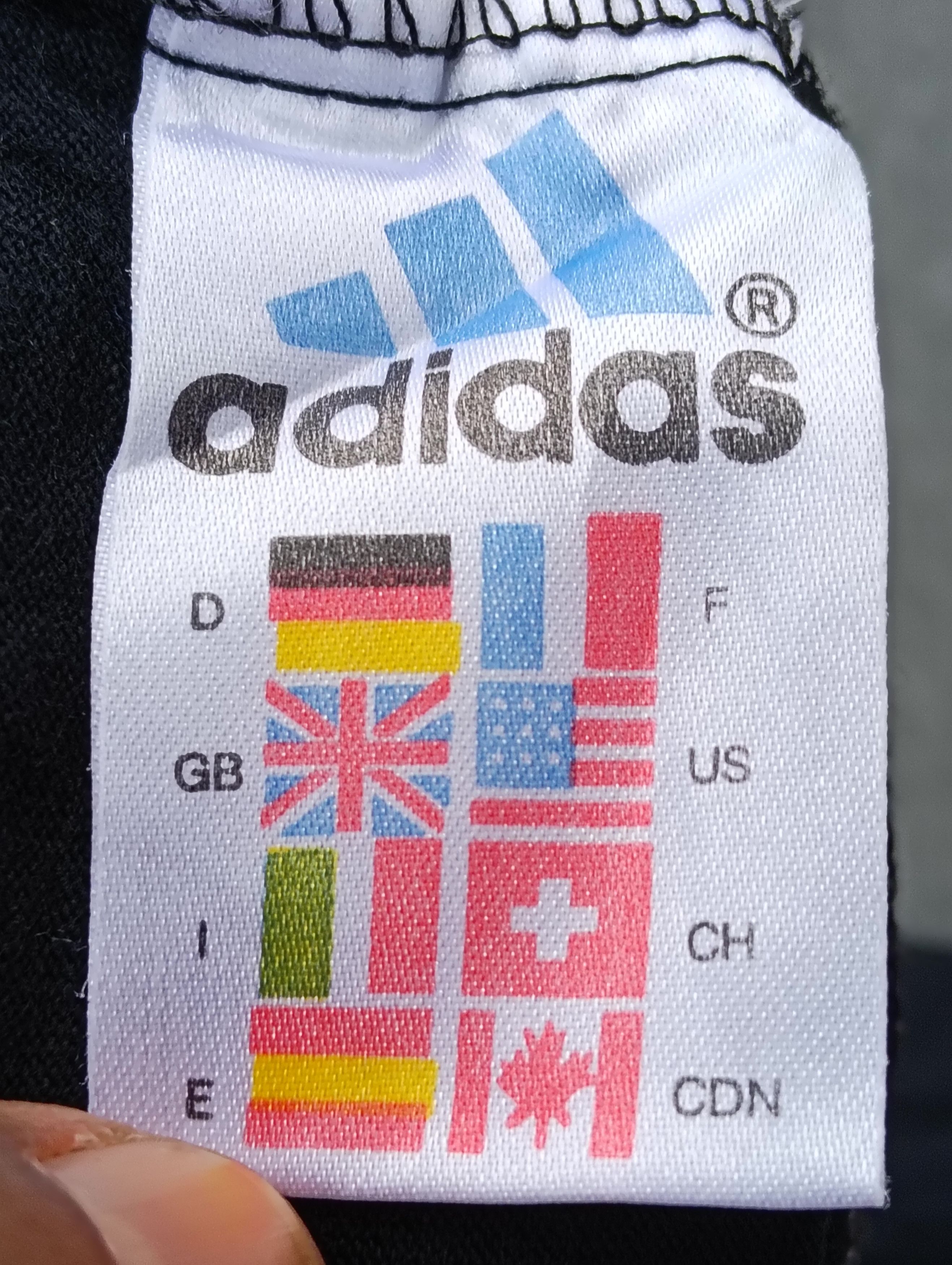 Adidas × Vintage Adidas Big Logo Tshirt. Size US L / EU 52-54 / 3 - 7 Thumbnail
