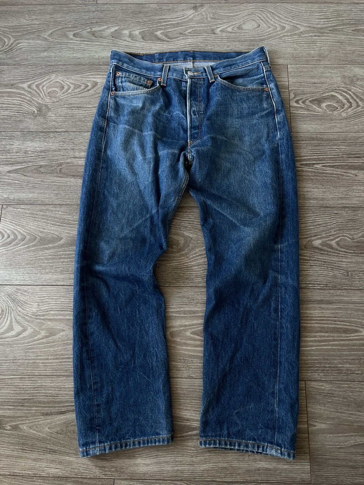 Levi's Vintage Clothing Rare Vintage Levis 501 Blue Denim Salvage Mexico Jeans Size US 32 / EU 48 - 8 Thumbnail