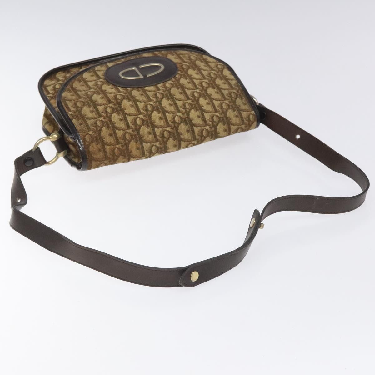 Dior DIOR Trotter Canvas Shoulder Bag Brown Size ONE SIZE - 7 Thumbnail