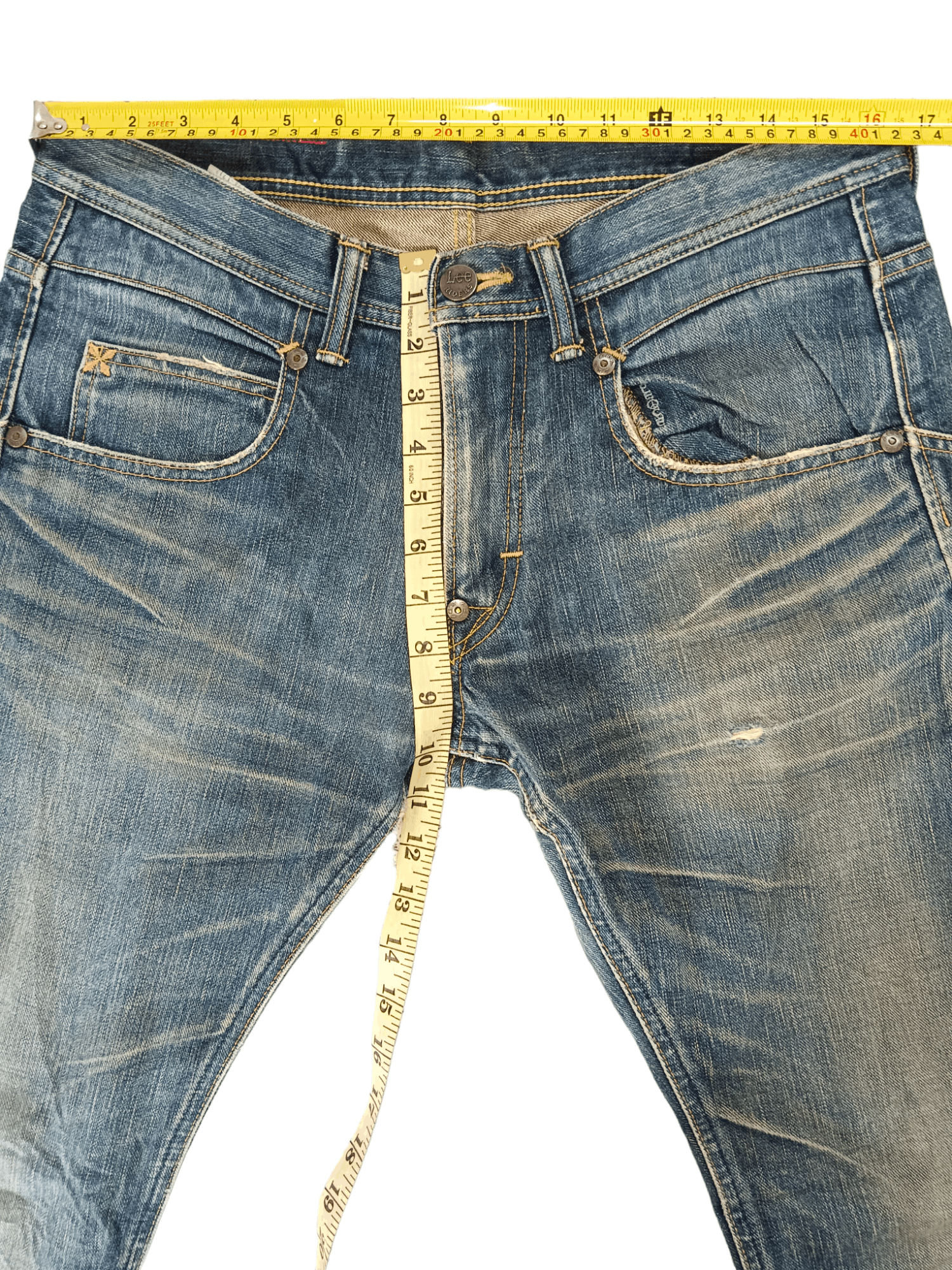 Lee × Vintage Lee Rider Seditionaries Super Flare Denim Size US 33 - 6 Thumbnail