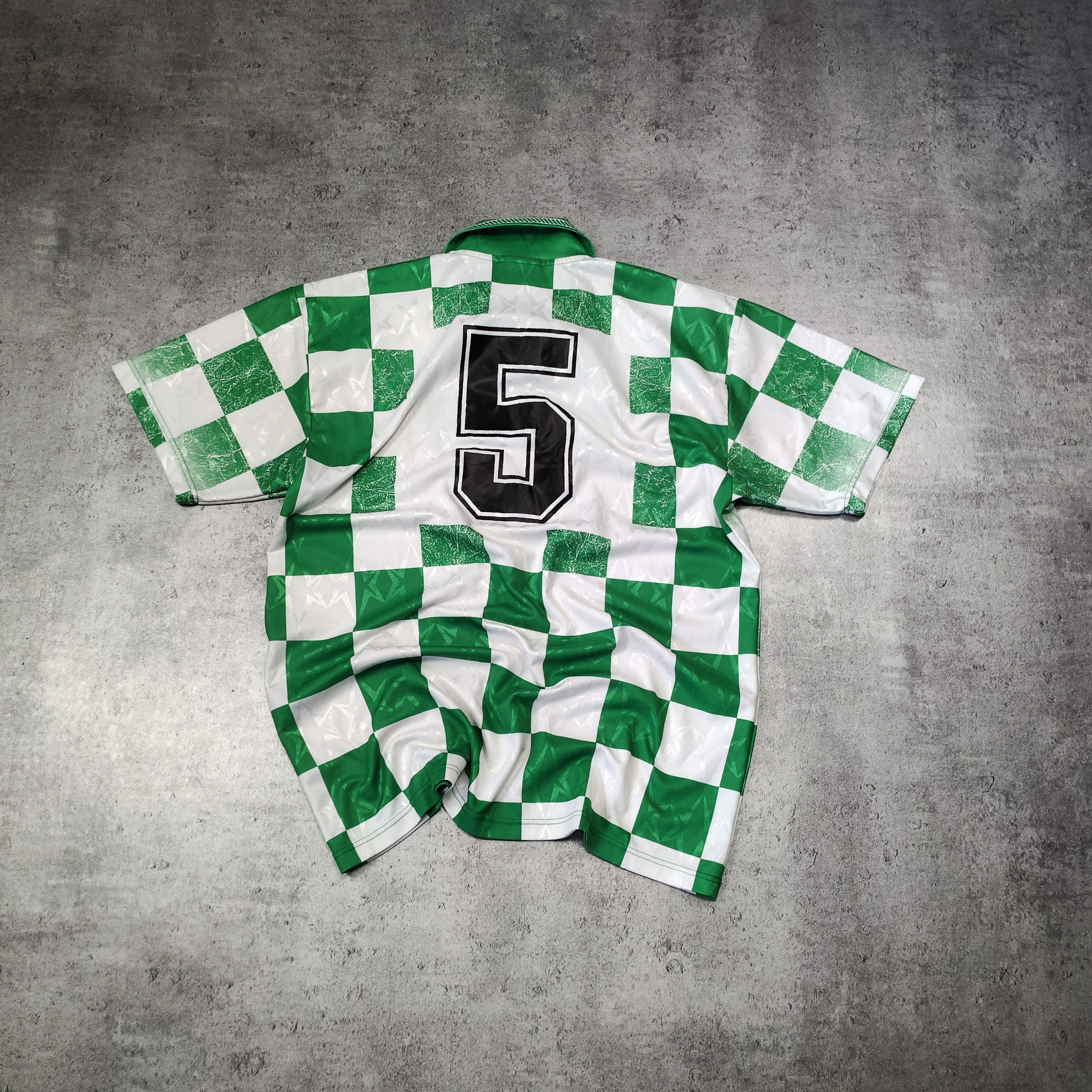 Vintage Vintage RARE 90s Avant Garde Football Longsleeve Jersey Size US XL / EU 56 / 4 - 7 Thumbnail