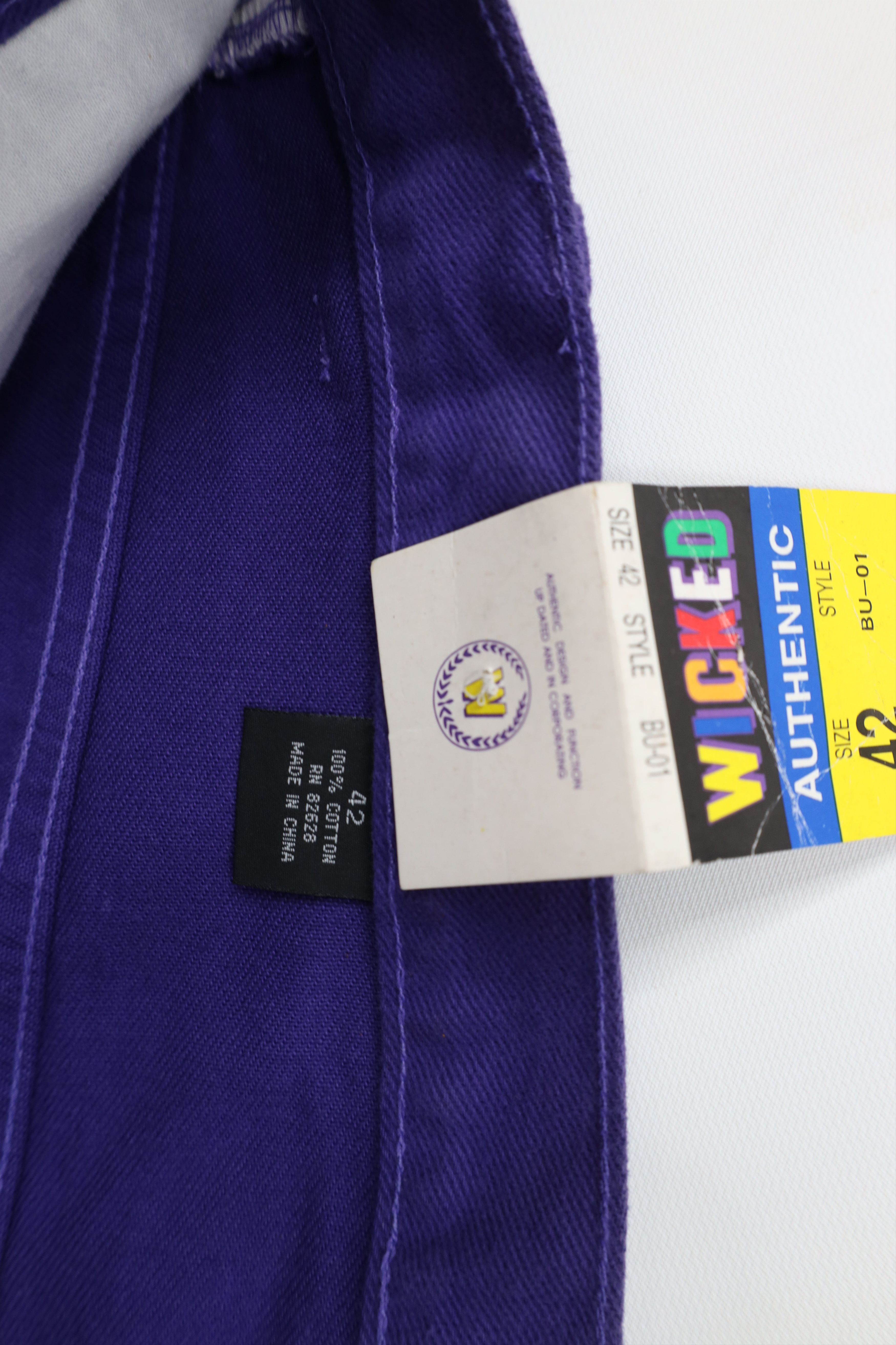 Vintage Deadstock Vintage 90s Streetwear Fit Skateboard Jeans Purple Size US 42 / EU 58 - 9 Thumbnail
