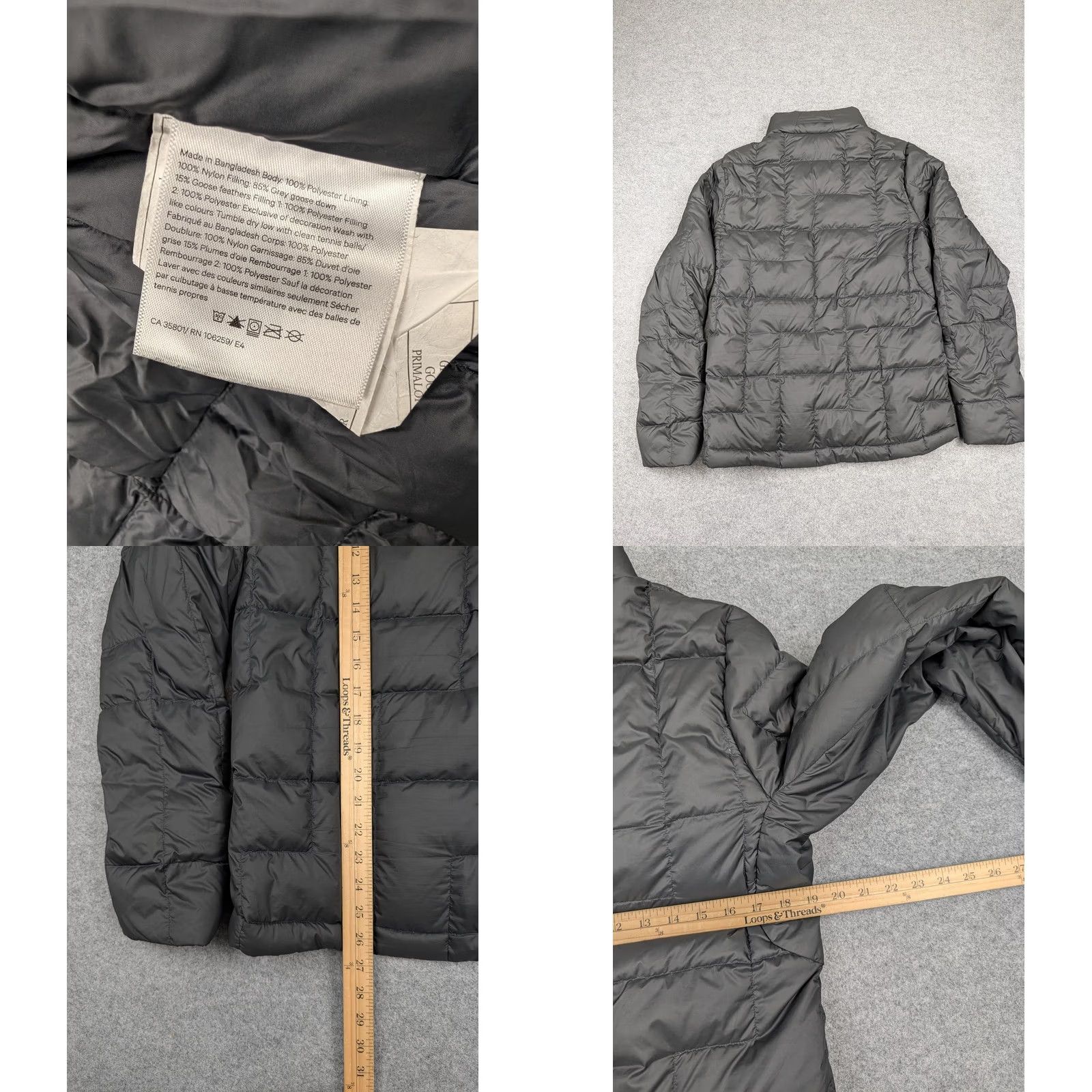 Lululemon Lululemon Jacket Mens M Gray Down Puffer Full Zip Insulated Athletic Jacket Size US M / EU 48-50 / 2 - 8 Thumbnail