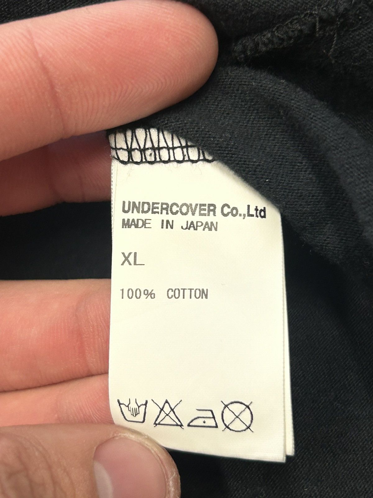 Undercover Undercover Middle Finger T-Shirt Size US XL / EU 56 / 4 - 4 Thumbnail