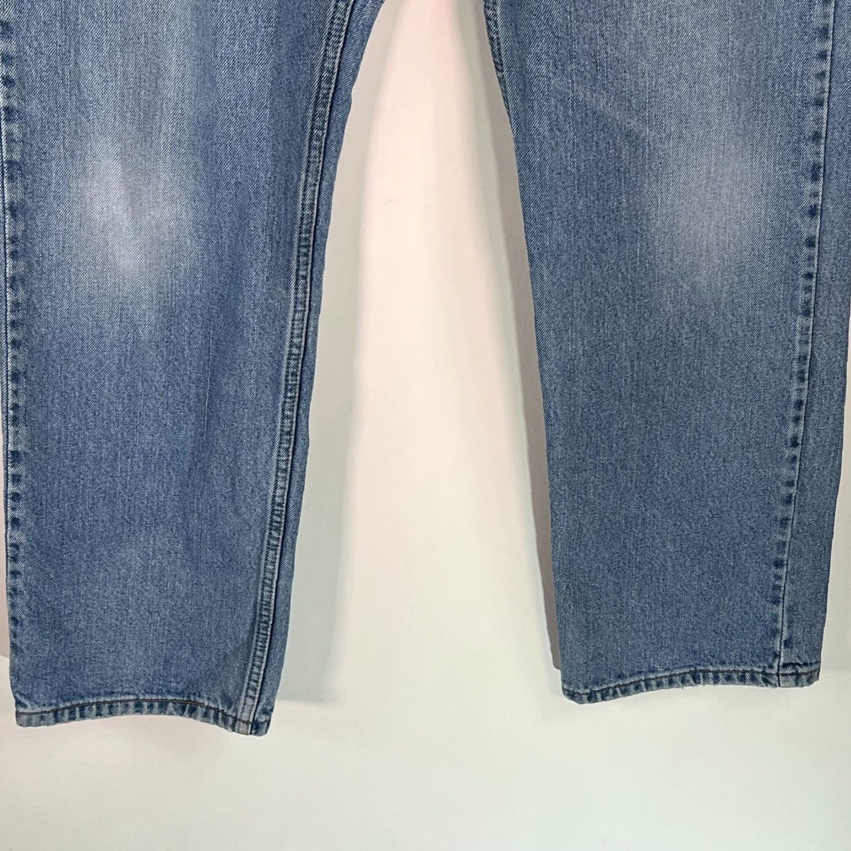 Levi's Levi's 505 Mens Denim Flat Front Straight Leg Regular Fit Blue Jeans Size 33X32 Size US 32 / EU 48 - 7 Thumbnail