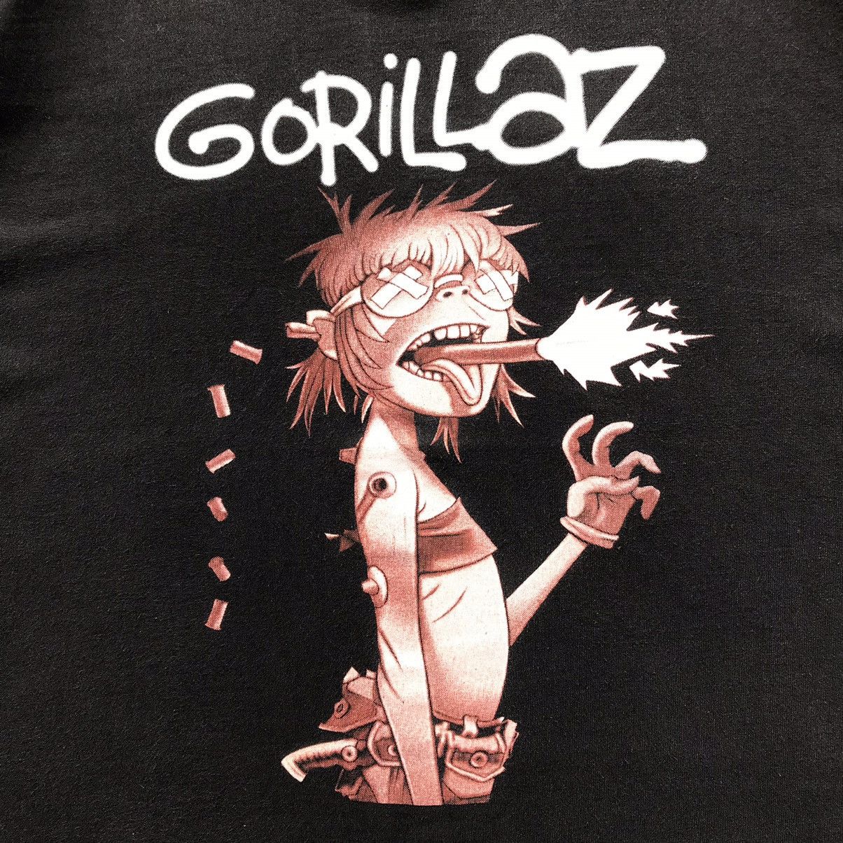 Band Tees 2000's Rare Bootleg ! Gorillaz - Murdoc Sniper Shot T-Shirt Size US XL / EU 56 / 4 - 4 Thumbnail