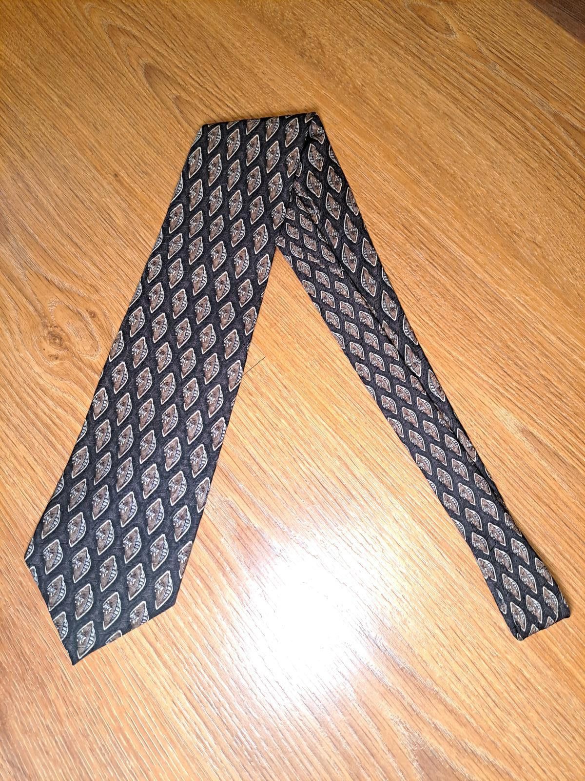 Other NEW VINTAGE JZ Richards 100% Silk Tie Brown Extra Long Size ONE SIZE - 7 Thumbnail