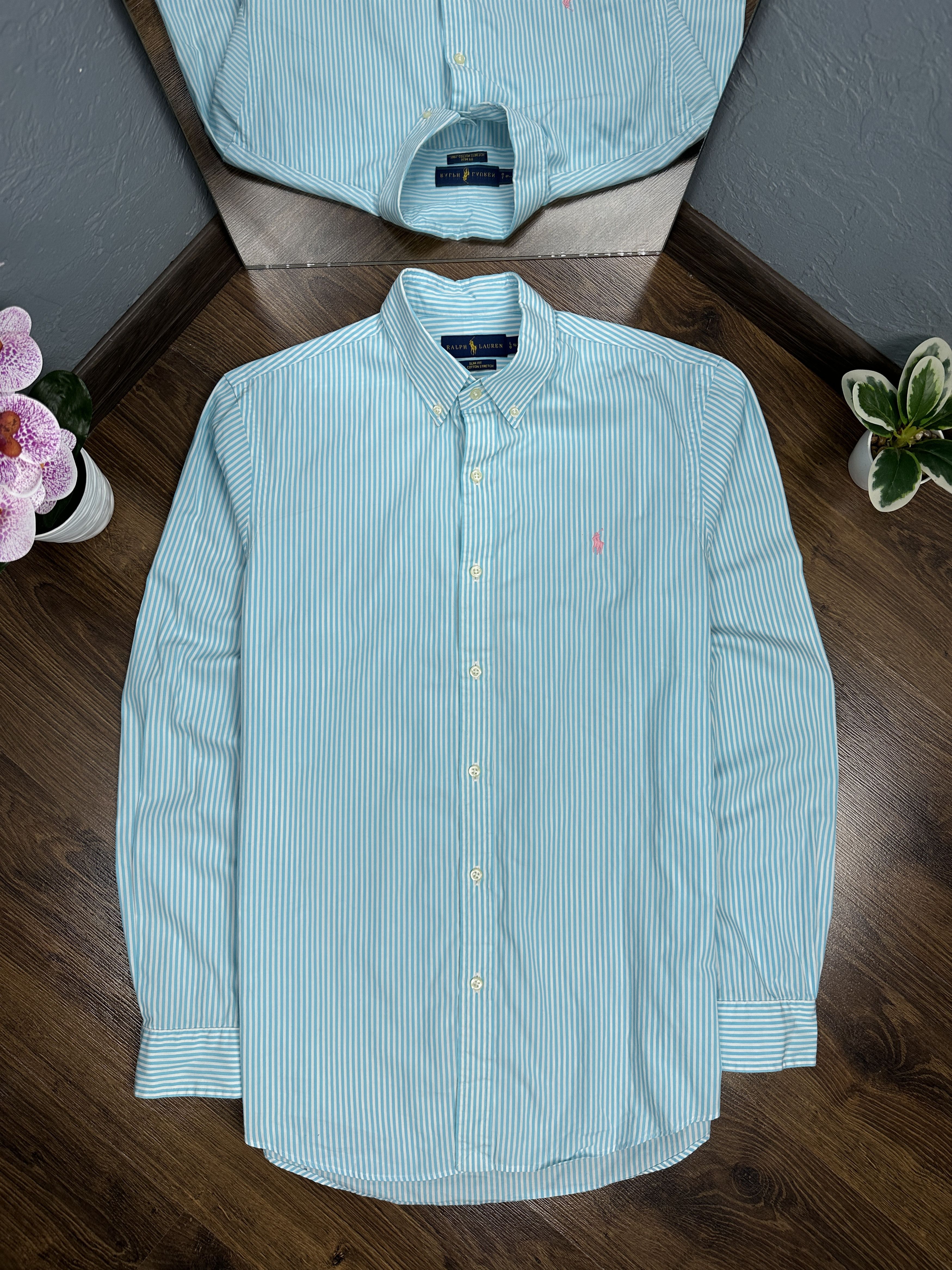 Polo Ralph Lauren Polo Ralph Lauren Vintage Long Sleeve Striped Shirt y2k Size US L / EU 52-54 / 3 - 1 Thumbnail