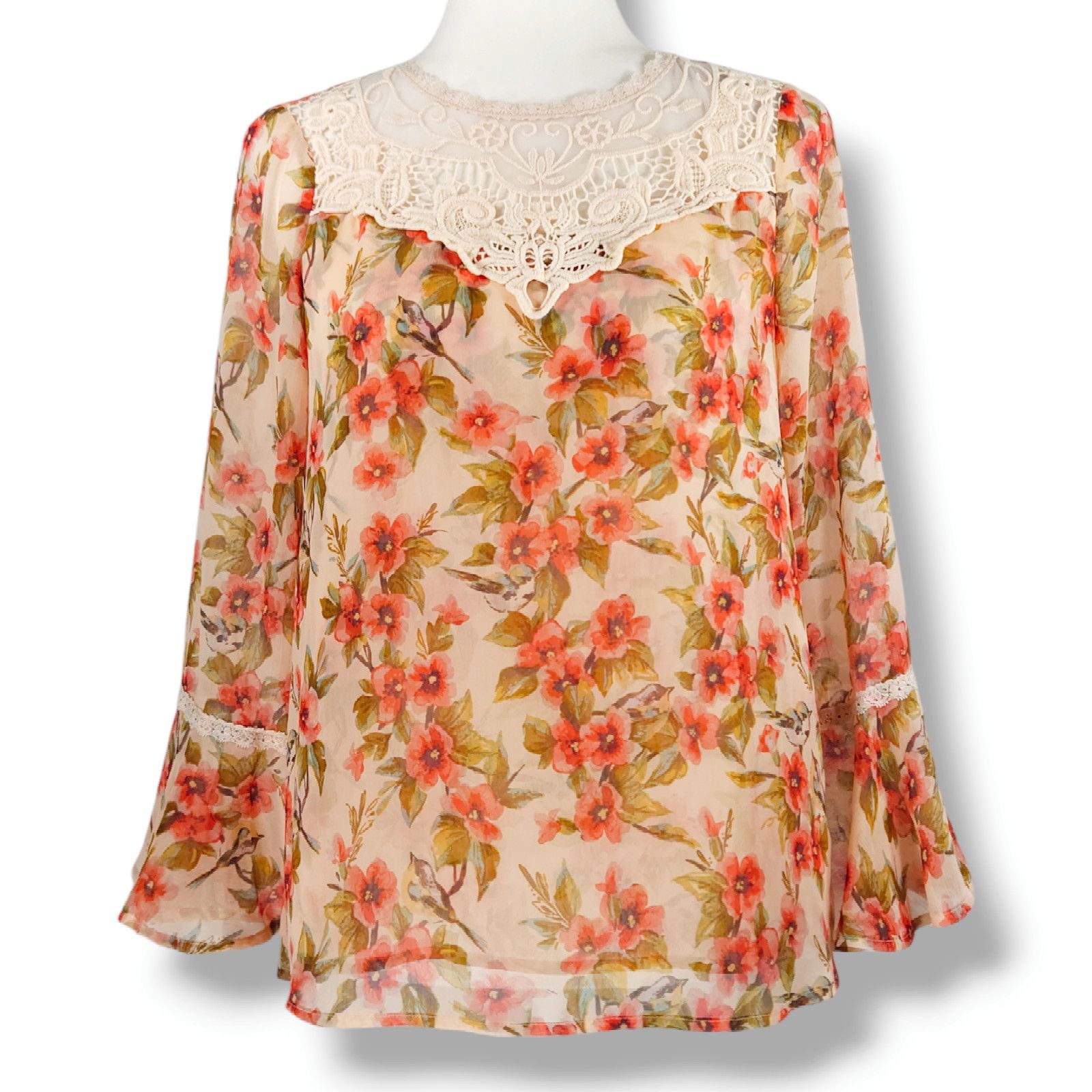 Other EUC Disney LC Lauren Conrad Snow White Peasant Top Sz. S Size S / US 4 / IT 40 - 2 Thumbnail