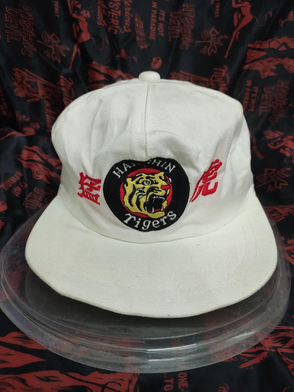 Japanese Brand RARE🔥HANSHIN TIGERS BASEBALL VINTAGE CAP Size ONE SIZE - 2 Thumbnail