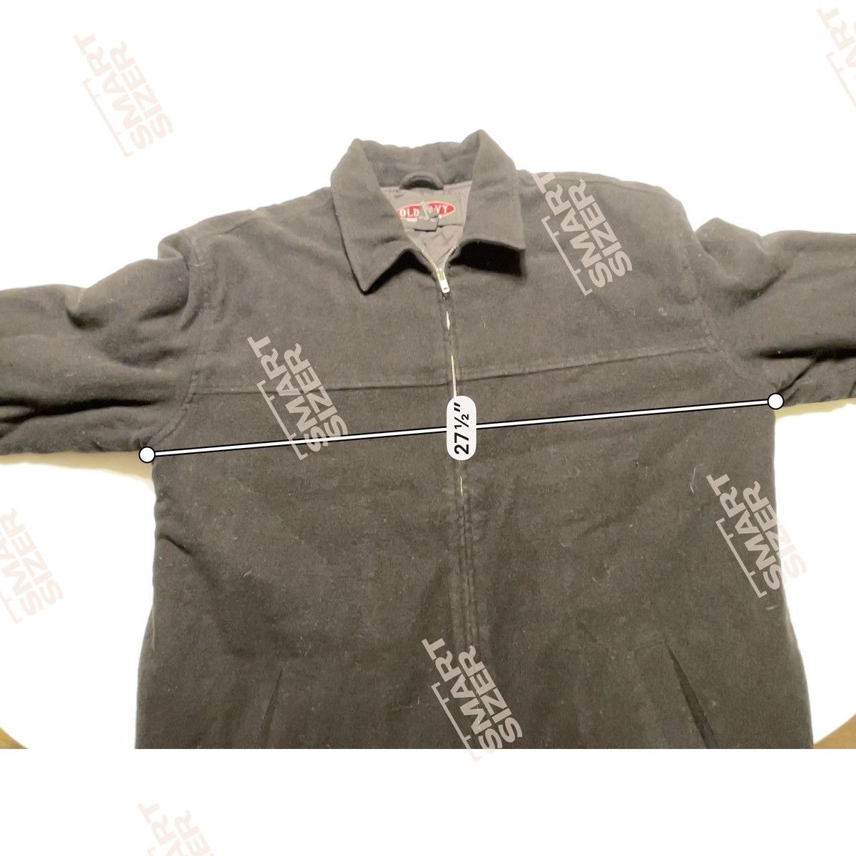 Old Navy Old Navy Black Wool Blend Double Breasted Classic Coat Size US XL / EU 56 / 4 - 8 Thumbnail