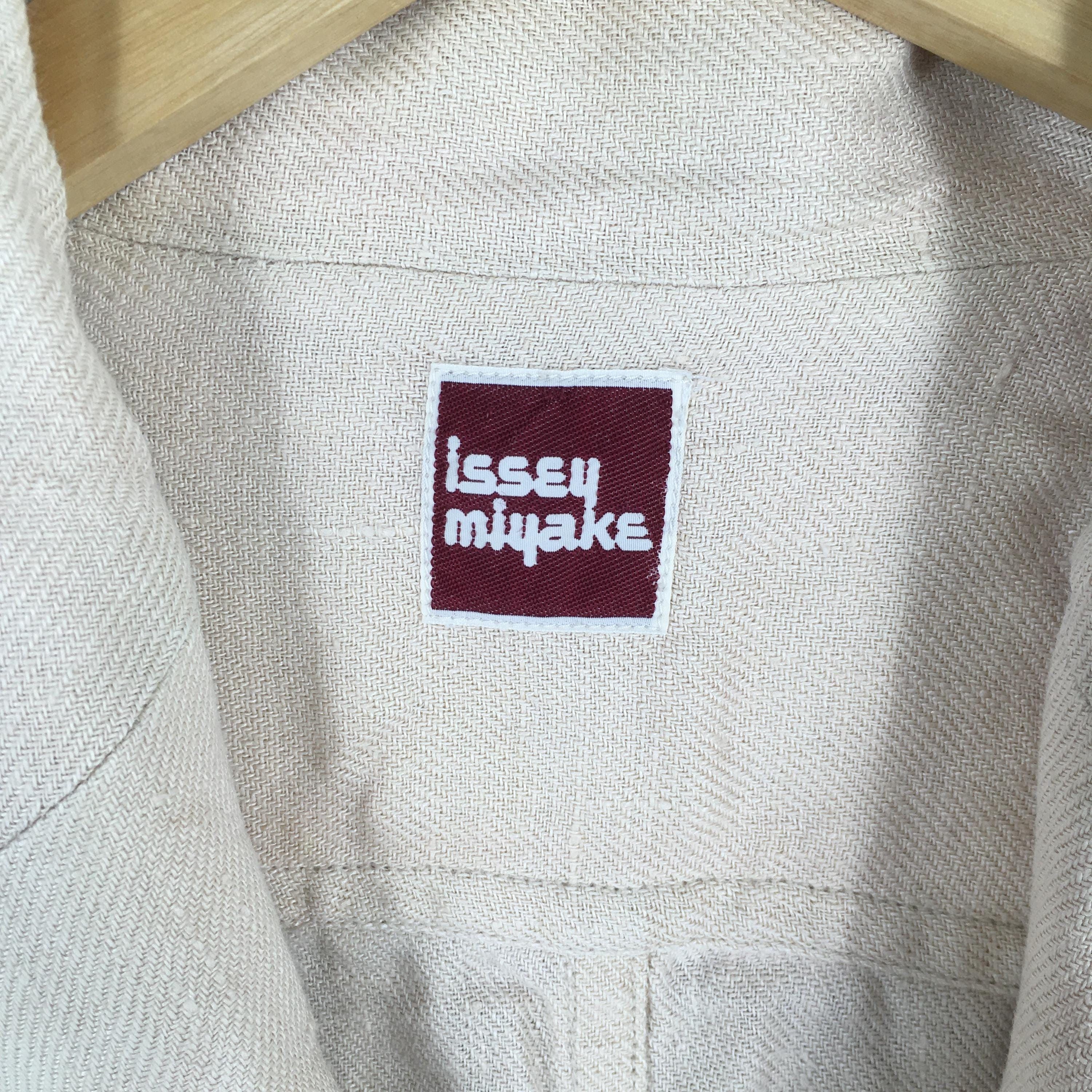 Issey Miyake Vintage 1980s Issey Miyake Linen Jacket Medium Size US M / EU 48-50 / 2 - 5 Thumbnail