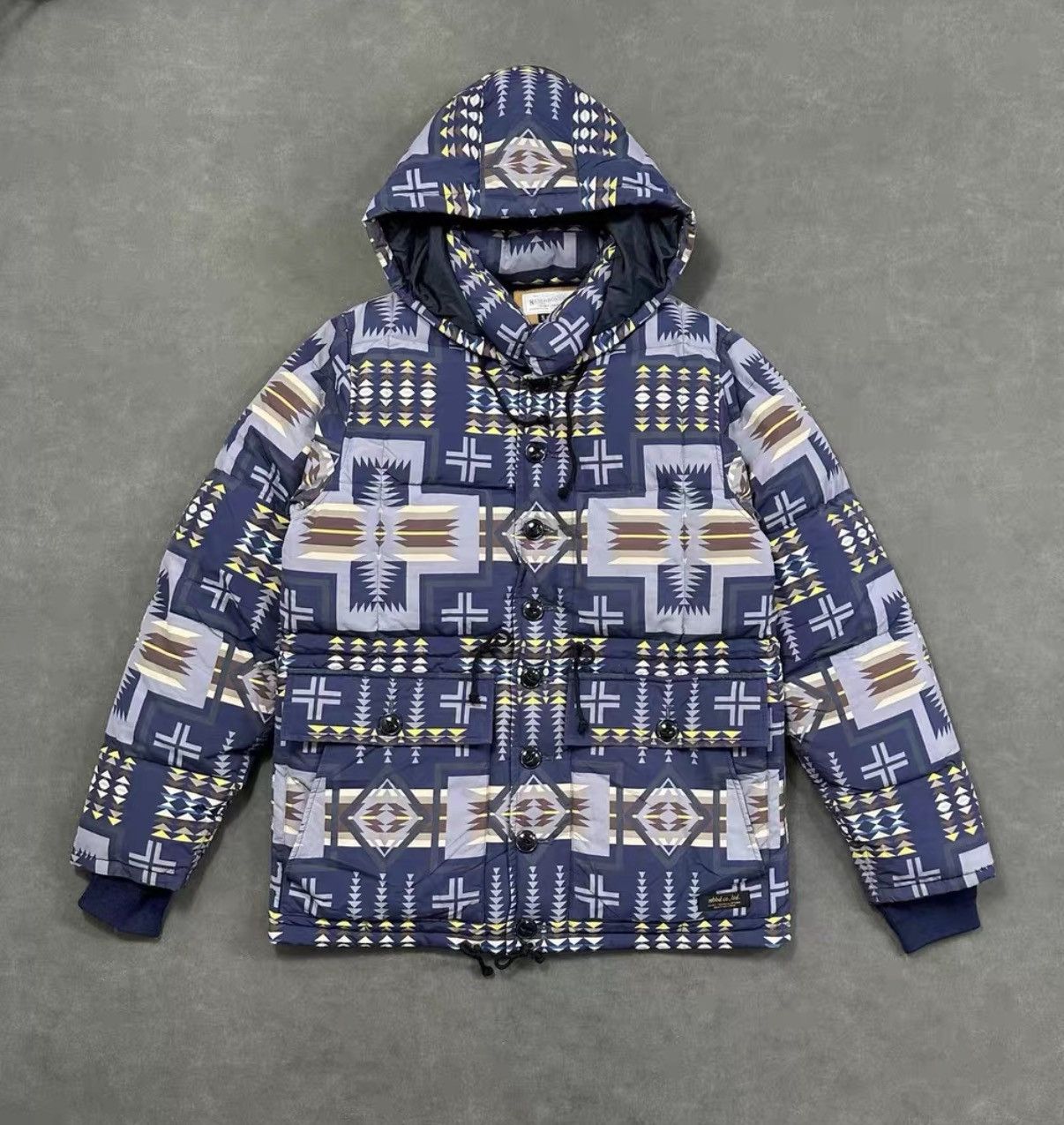 Neighborhood NEIGHBORHOOD ORT N-JKT Ethnic Style Hooded Down Jacket J16 Size US S / EU 44-46 / 1 - 1 Thumbnail