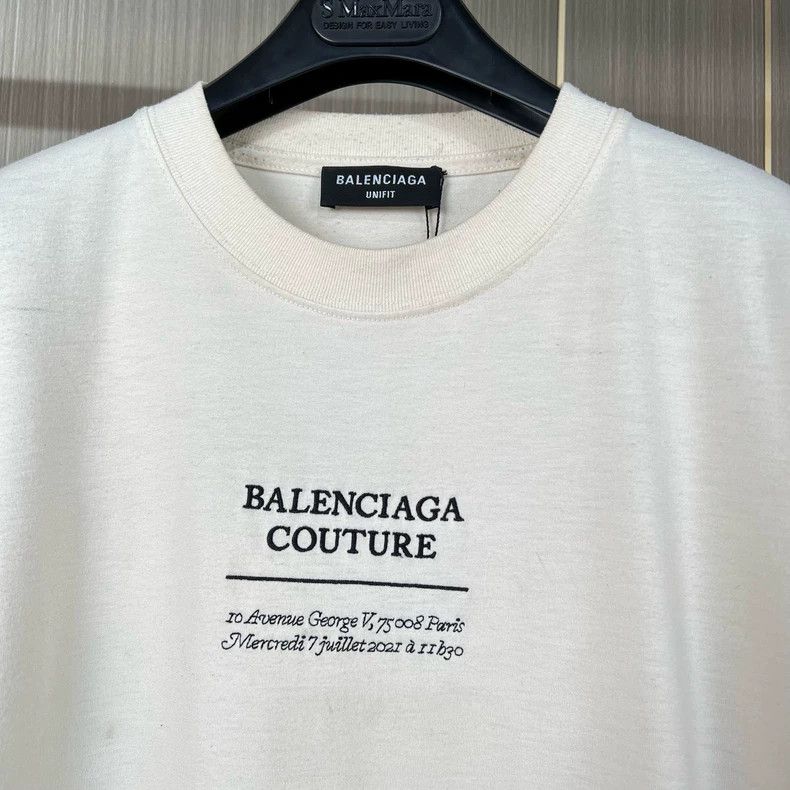 Balenciaga Balenciaga Embroidered monogram short sleeve Size US S / EU 44-46 / 1 - 3 Thumbnail