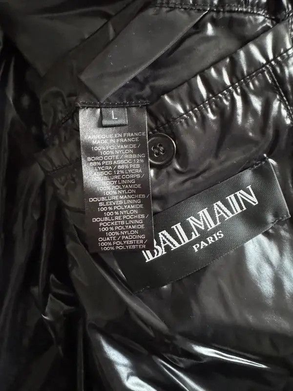 Balmain PADDED BIKER JACKET Size US L / EU 52-54 / 3 - 3 Thumbnail