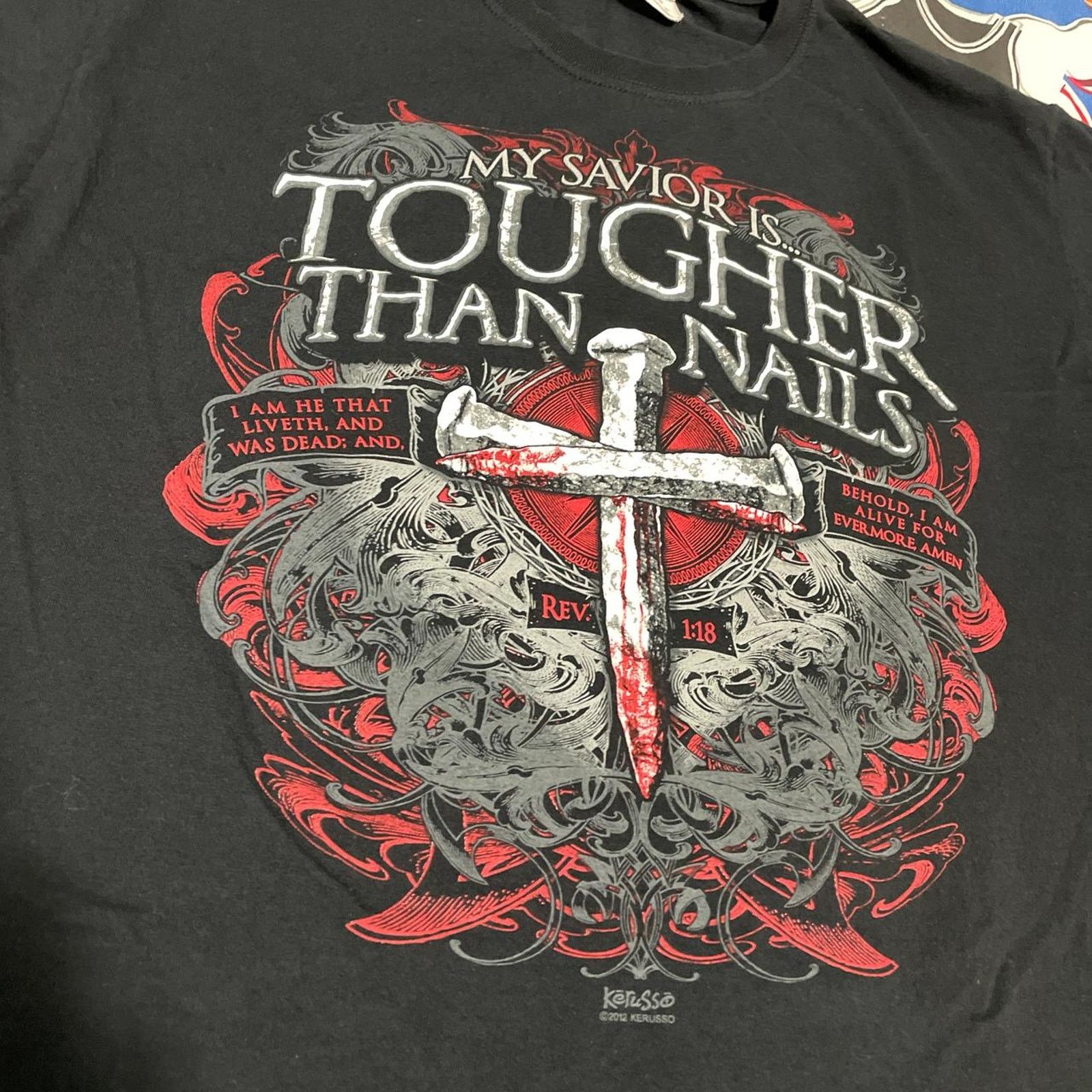 Vintage Y2K 2012 Jesus God Church Bible Verse Book Tee Size US L / EU 52-54 / 3 - 3 Thumbnail