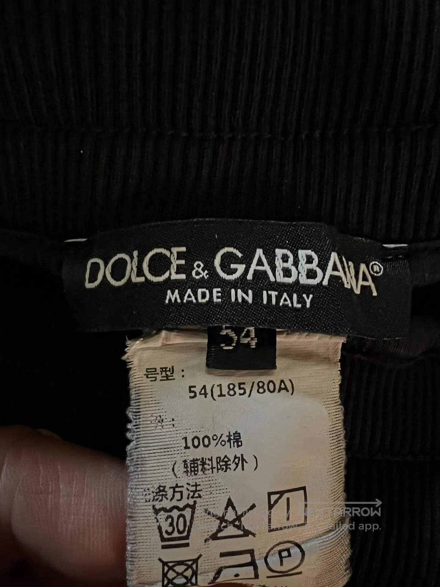 Dolce & Gabbana Dolce&Gabbana Slogan Embroidery Casual Pants. Size US 36 / EU 52 - 7 Thumbnail