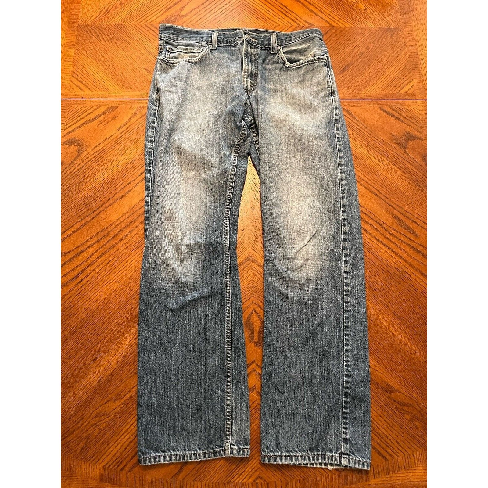 Levi's levis 514 jeans 34x32 pants blue denim cotton Size US 34 / EU 50 - 1 Thumbnail