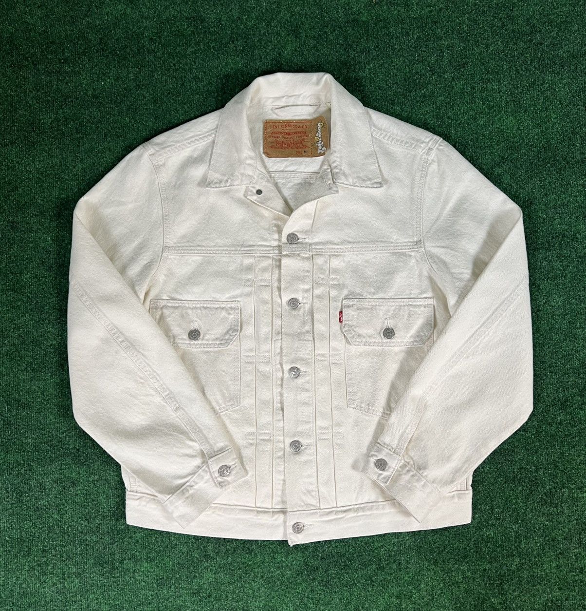 DENIM TEARS × Levi's Denim Tears X Levi’s Jean Jacket White Medium Size US M / EU 48-50 / 2 - 1 Thumbnail