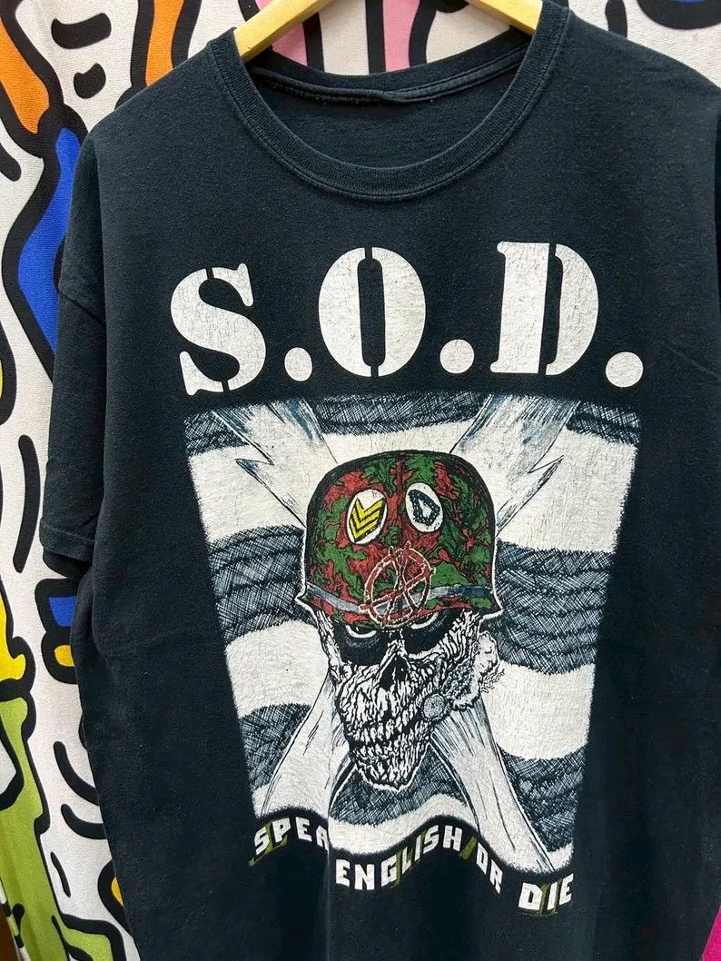Vintage Vintage 2000s S.O.D. Band tshirt size XL Size US XL / EU 56 / 4 - 1 Thumbnail