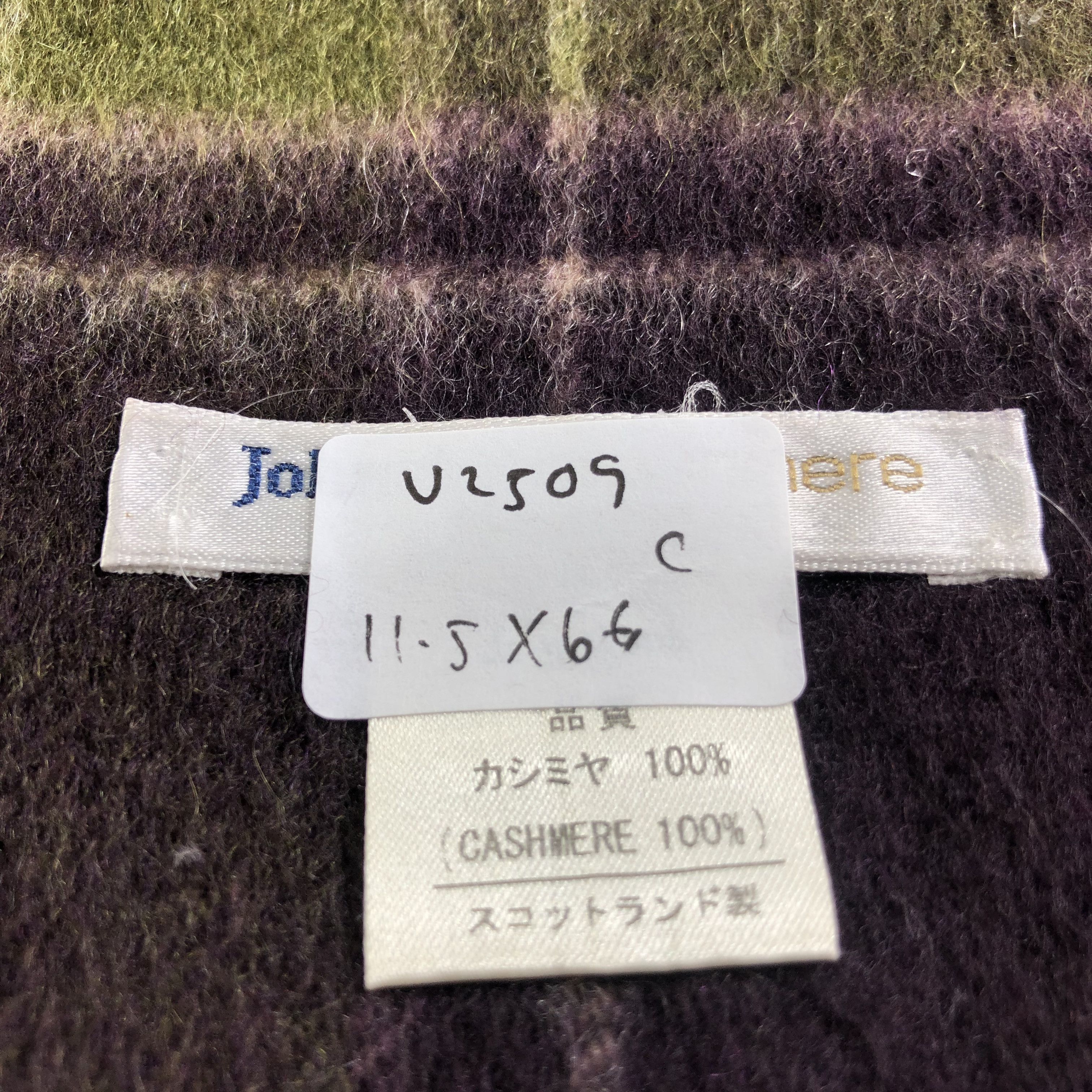 Johnstons Of Elgin Johnstons Of Elgin Tartan Cashmere Scarf Muffler V2509 Size ONE SIZE - 13 Thumbnail