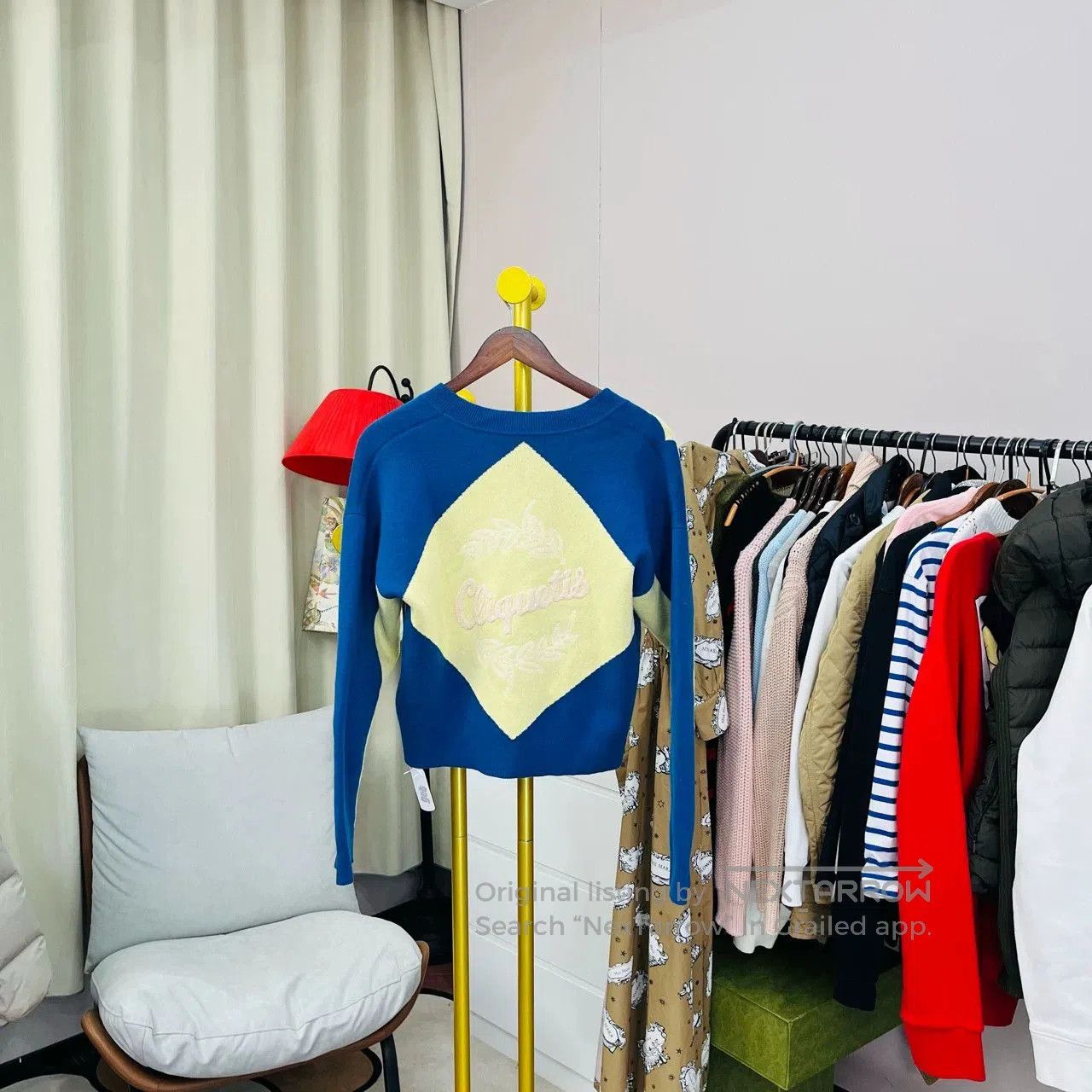 Hermes Hermes Blue War Horse Cardigan. Size US XS / EU 42 / 0 - 4 Thumbnail