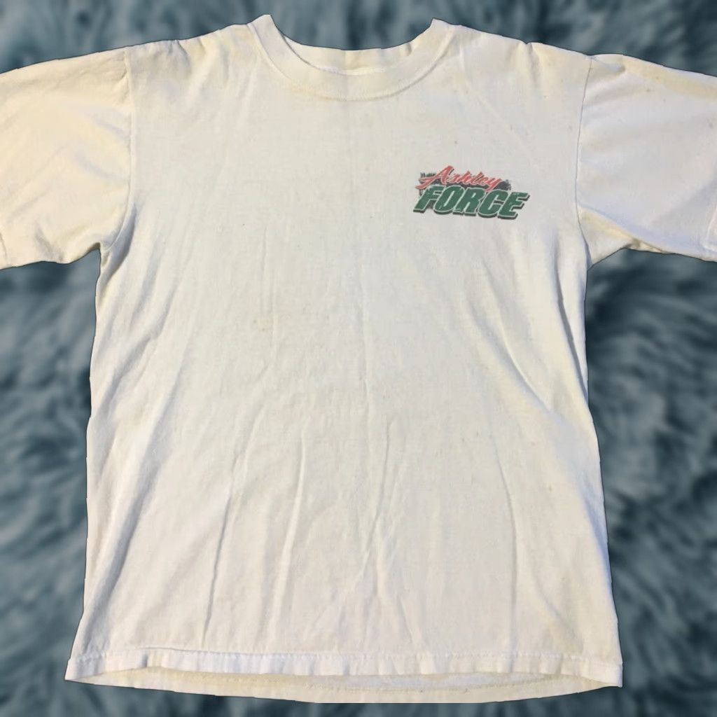 Anvil VINTAGE John Ashley Force Father Like Daughter Shirt M White 90s Grunge NASCAR Racing Mens T-Shirt Size US M / EU 48-50 / 2 - 1 Thumbnail
