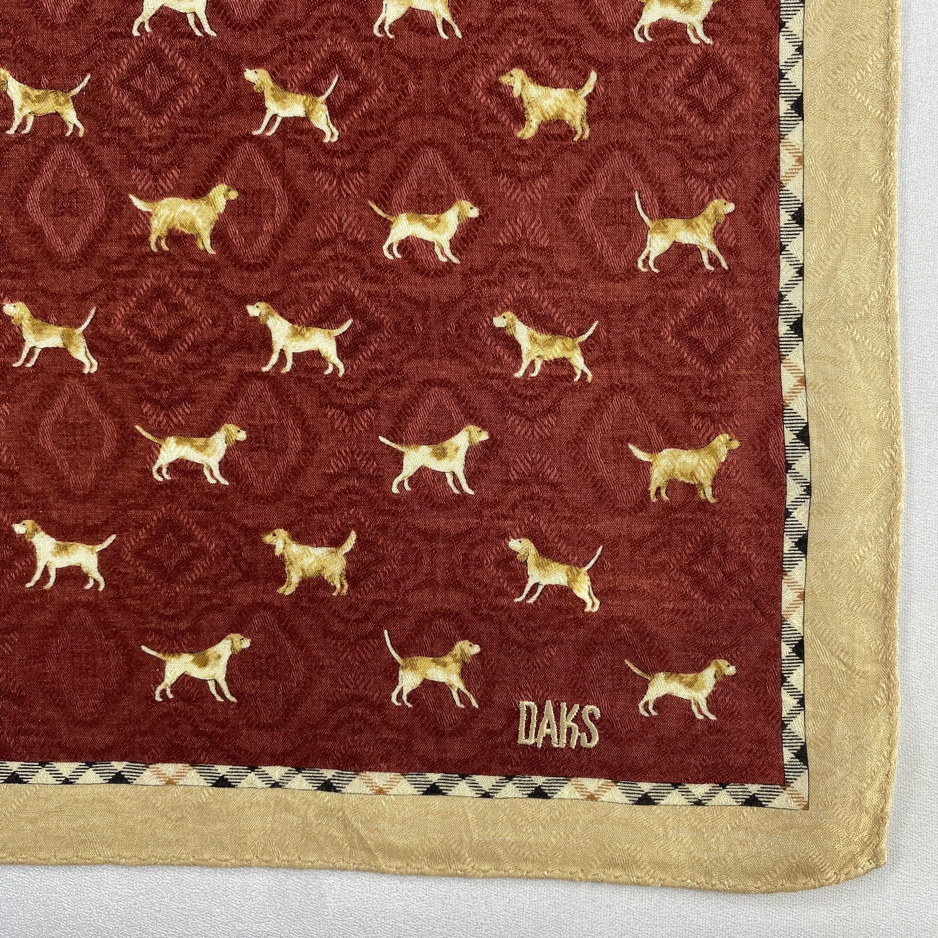 DAKS × Vintage Daks London Bandana/ Handkerchief / Neckerchief-P1285 Size ONE SIZE - 3 Thumbnail