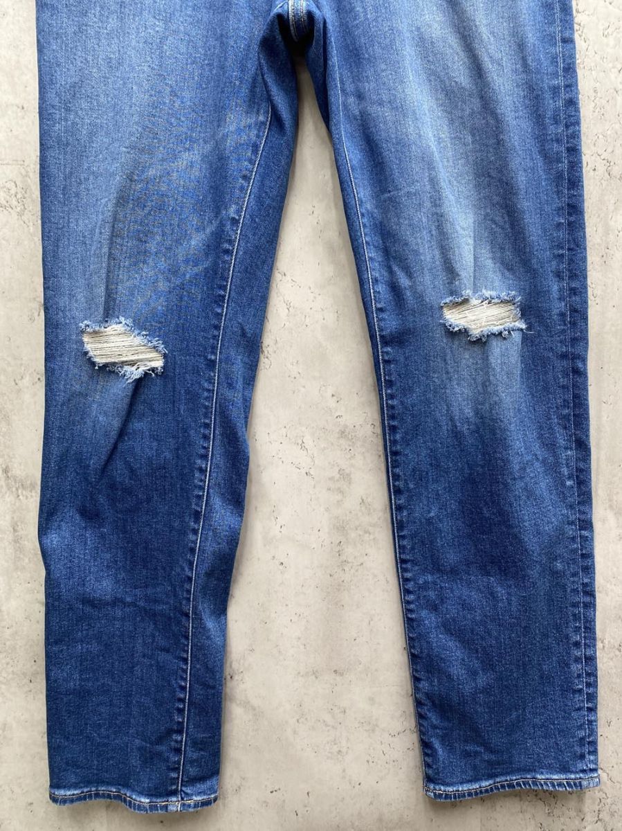 GU × Undercover GU x UNDERCOVER Slim Damaged Denim Pants Blue Size S Size US 28 / EU 44 - 7 Thumbnail