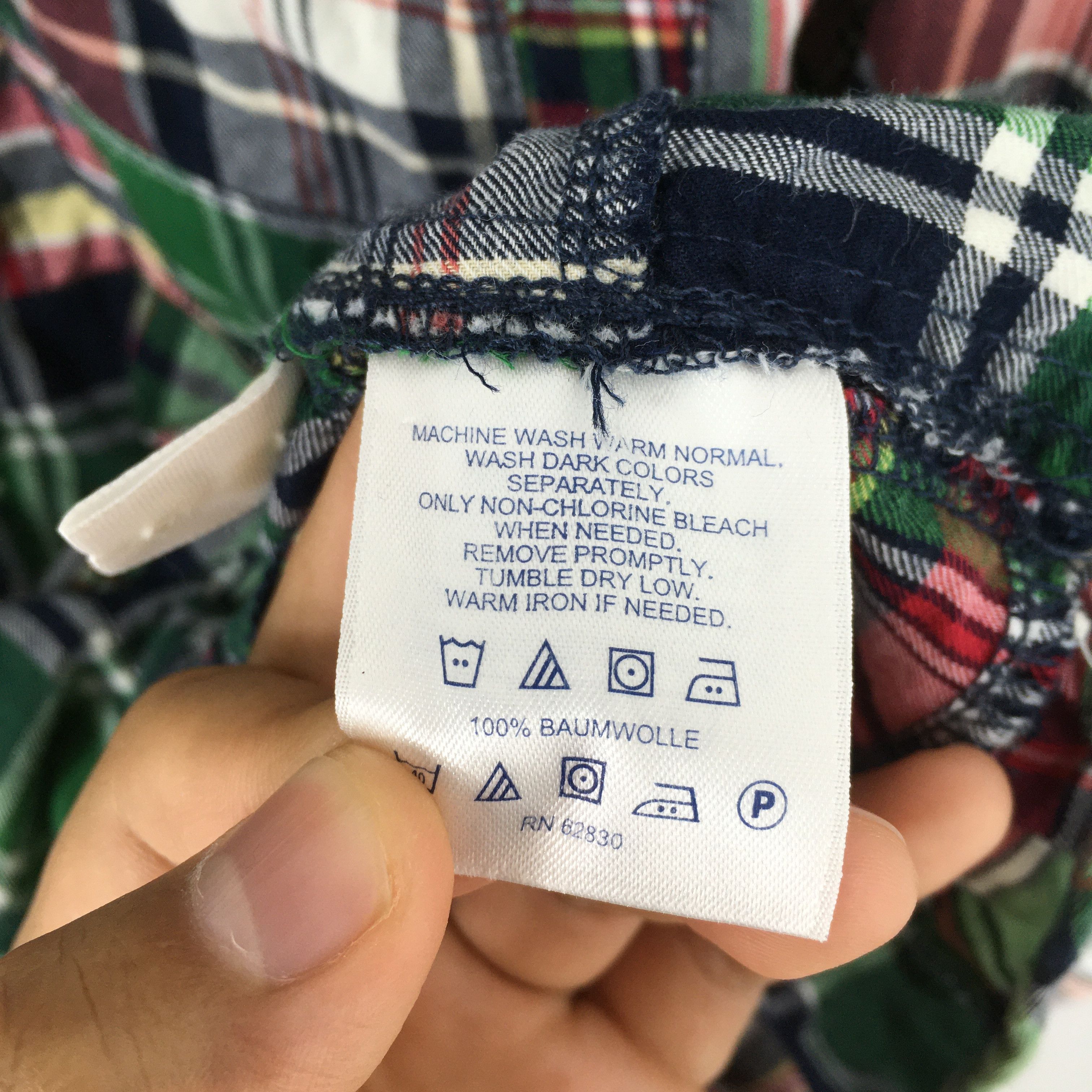 Flannel Lands End Patchwork Checkered Flannel Shirt Large Size US L / EU 52-54 / 3 - 7 Thumbnail